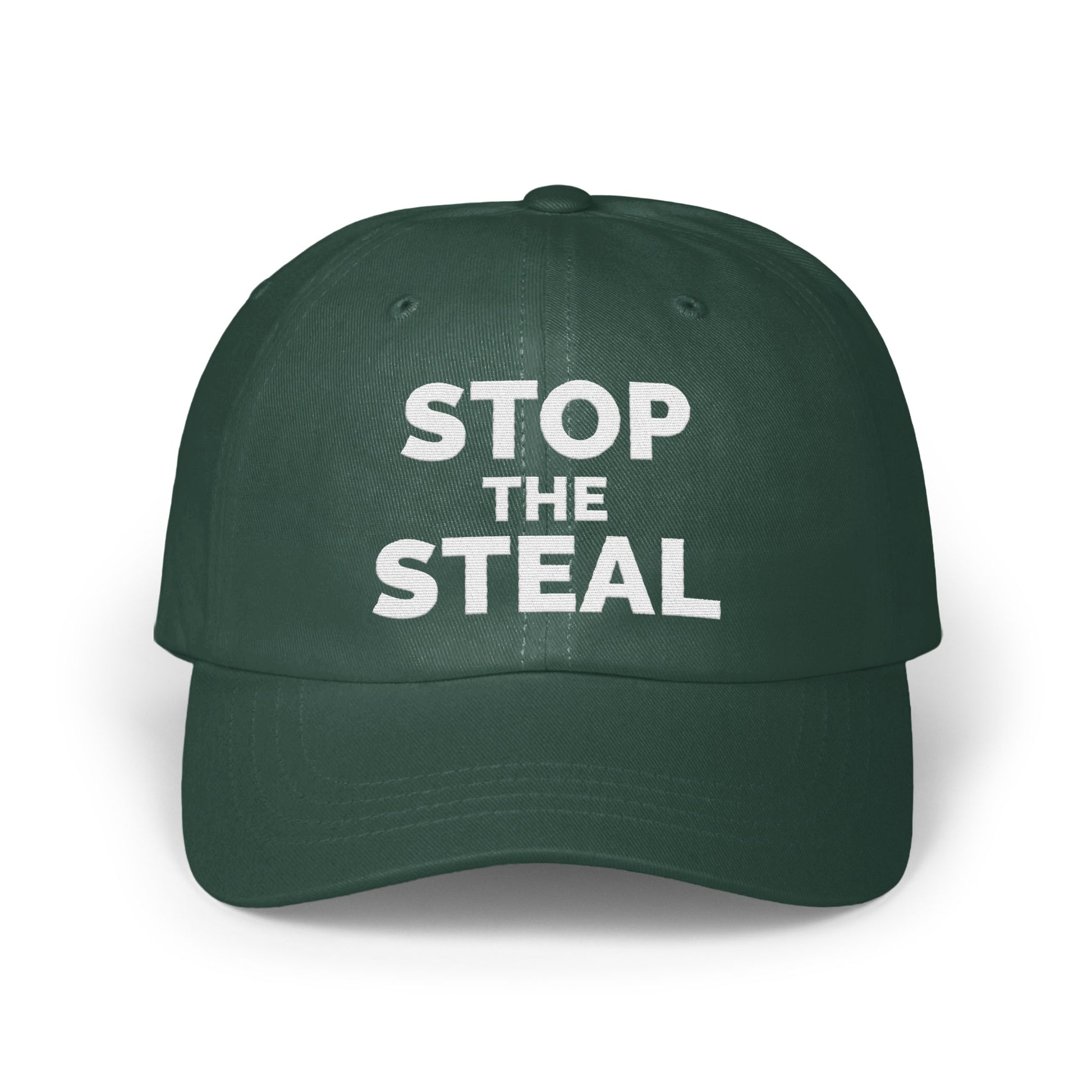 Bold Statement Hat Stop the Steal Text Baseball Cap product type