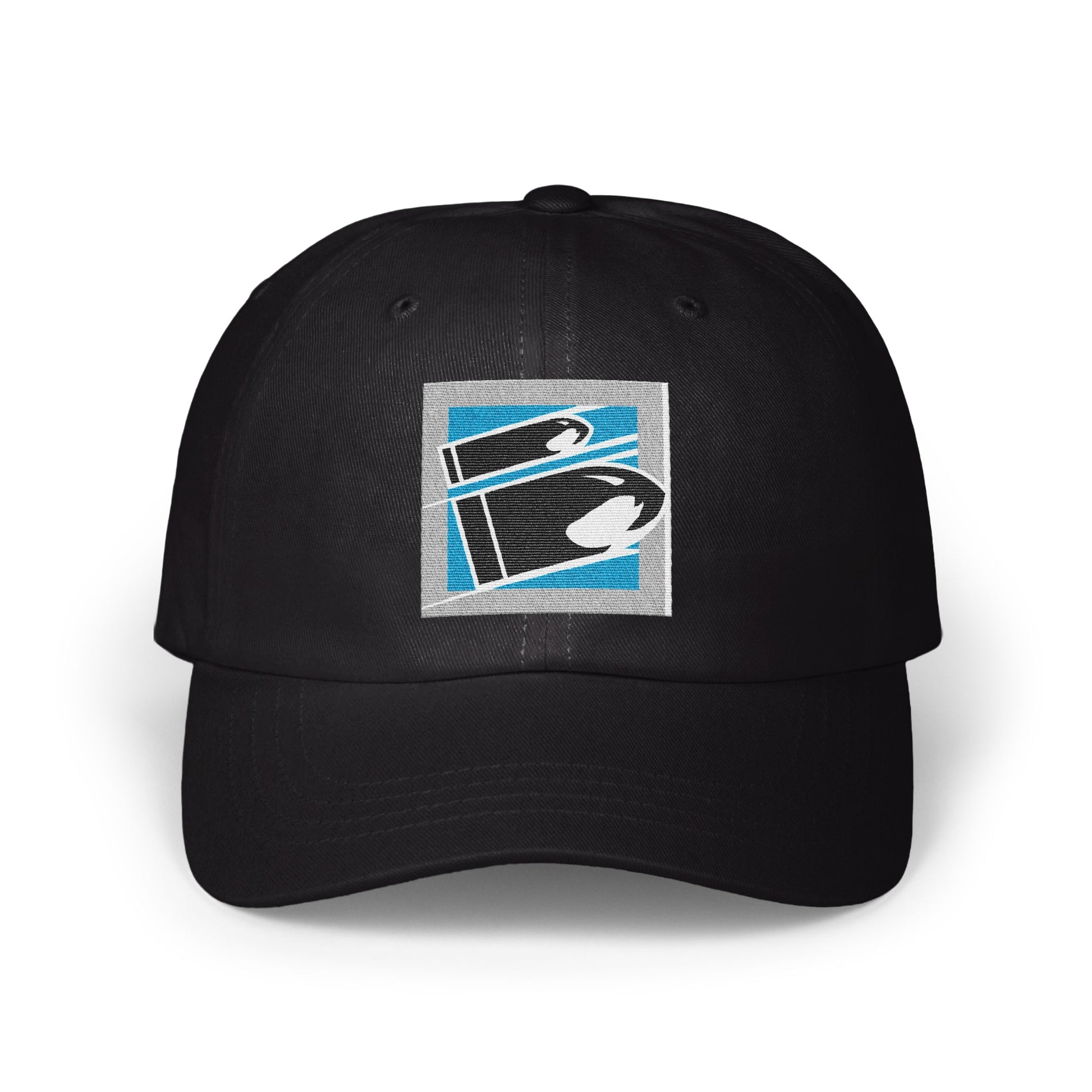 Stylish Black Cap with Designer Logo Hat product