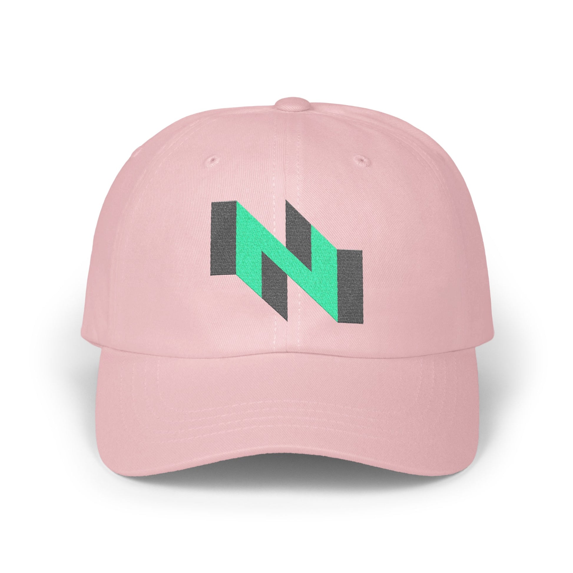 Stylish Pink Hat with Geometric Design Hat product type