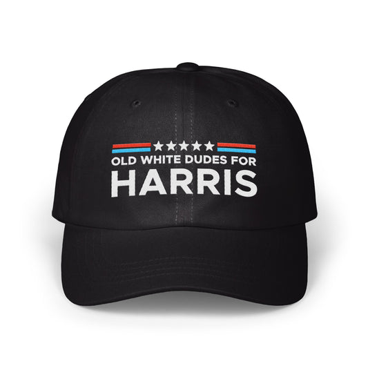 Old White Dudes For Harris Black Cap product