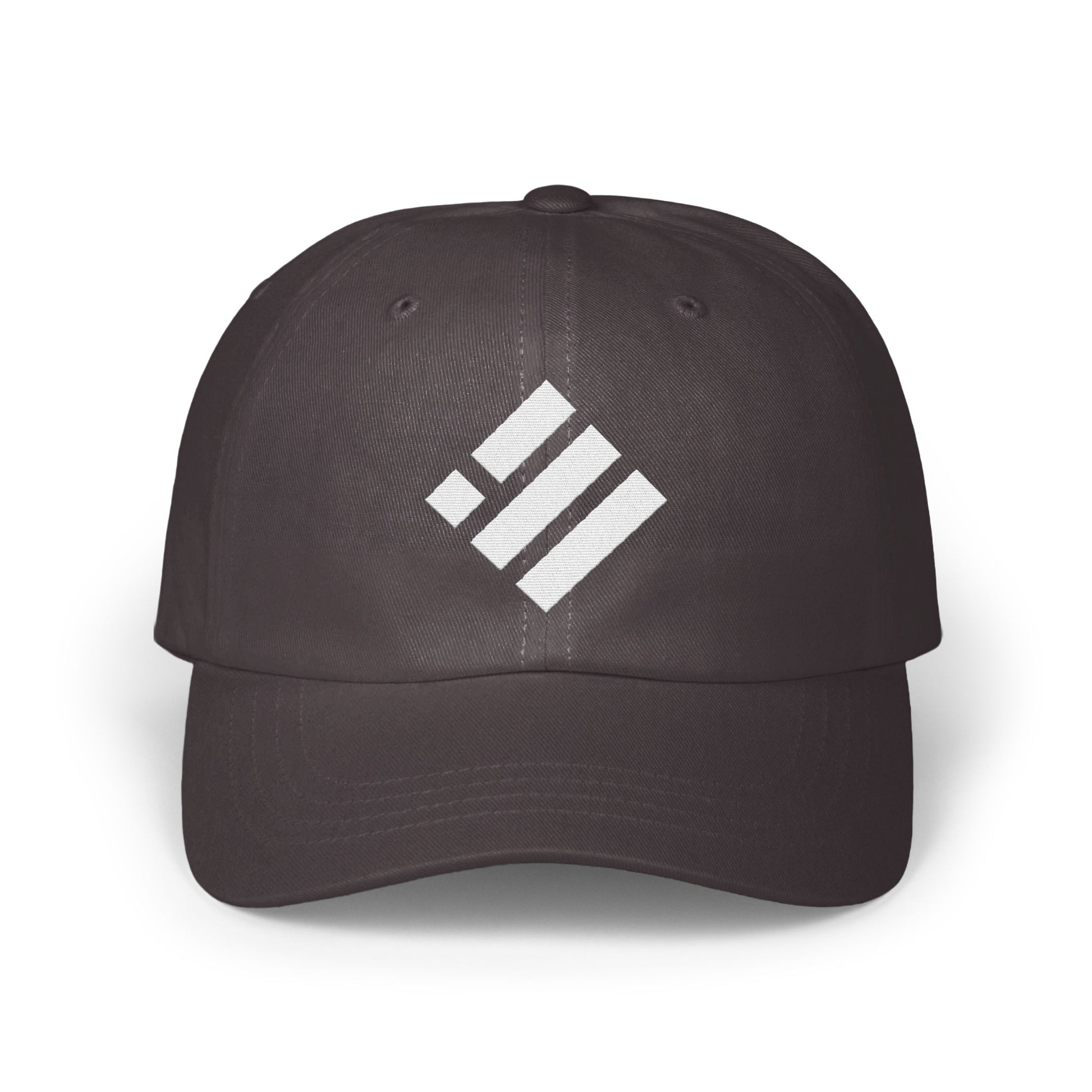Stylish Black Cap with Unique Logo Design Hat product