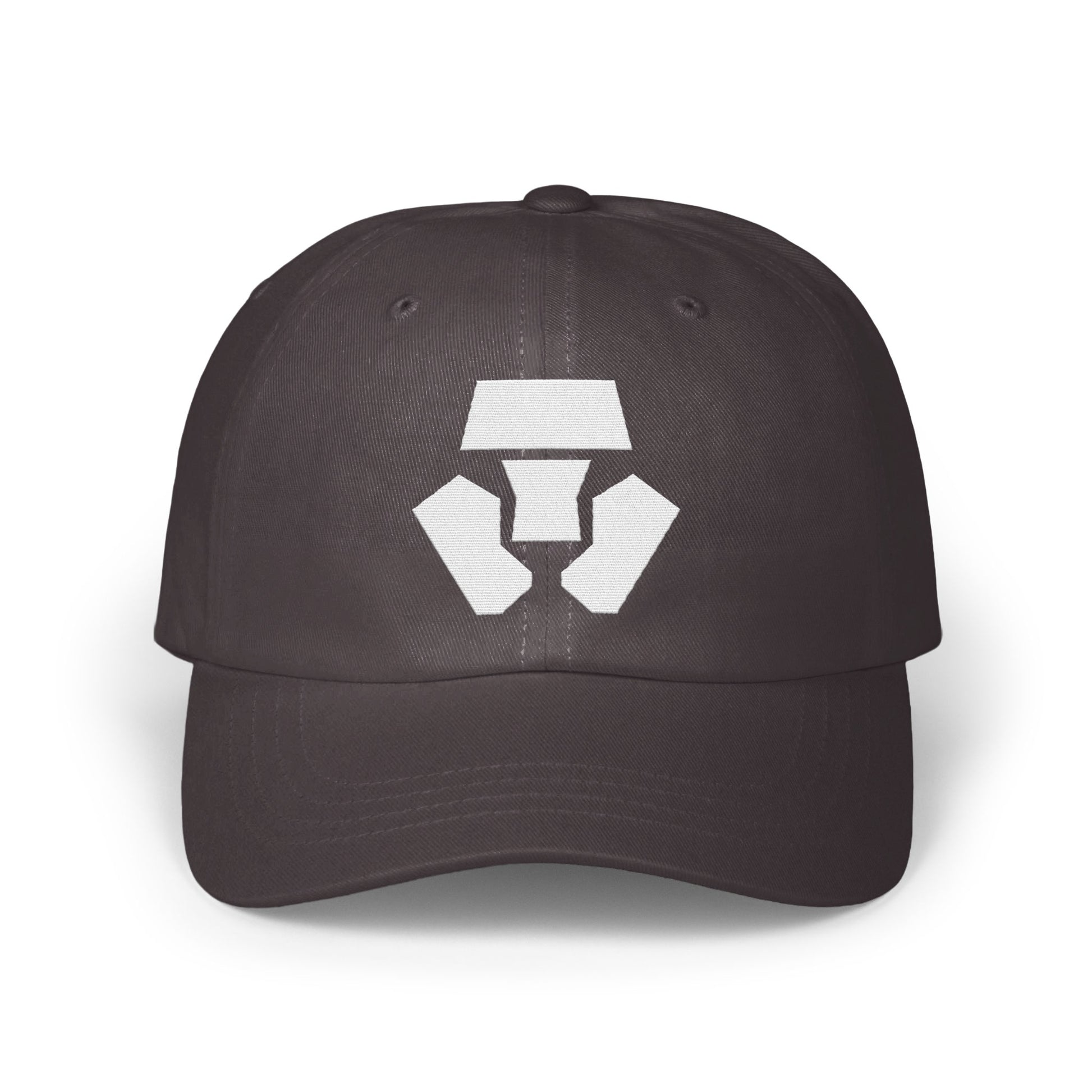 Stylish Black Hat with Logo Print Casual Cap product