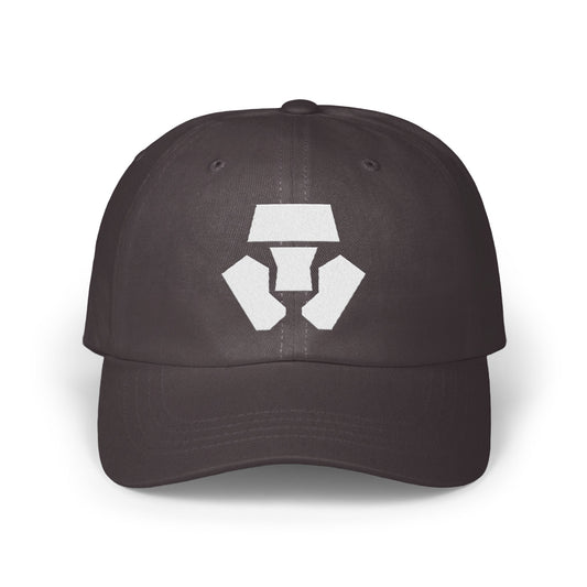 Stylish Black Hat with Logo Print Casual Cap product
