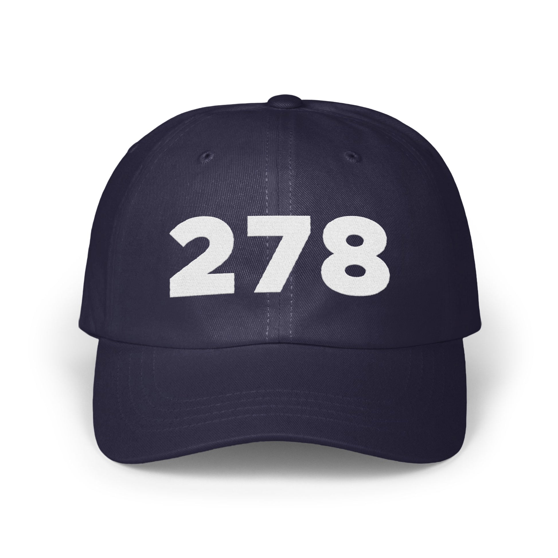 Stylish Navy Blue Cap with 278 Design Hat product