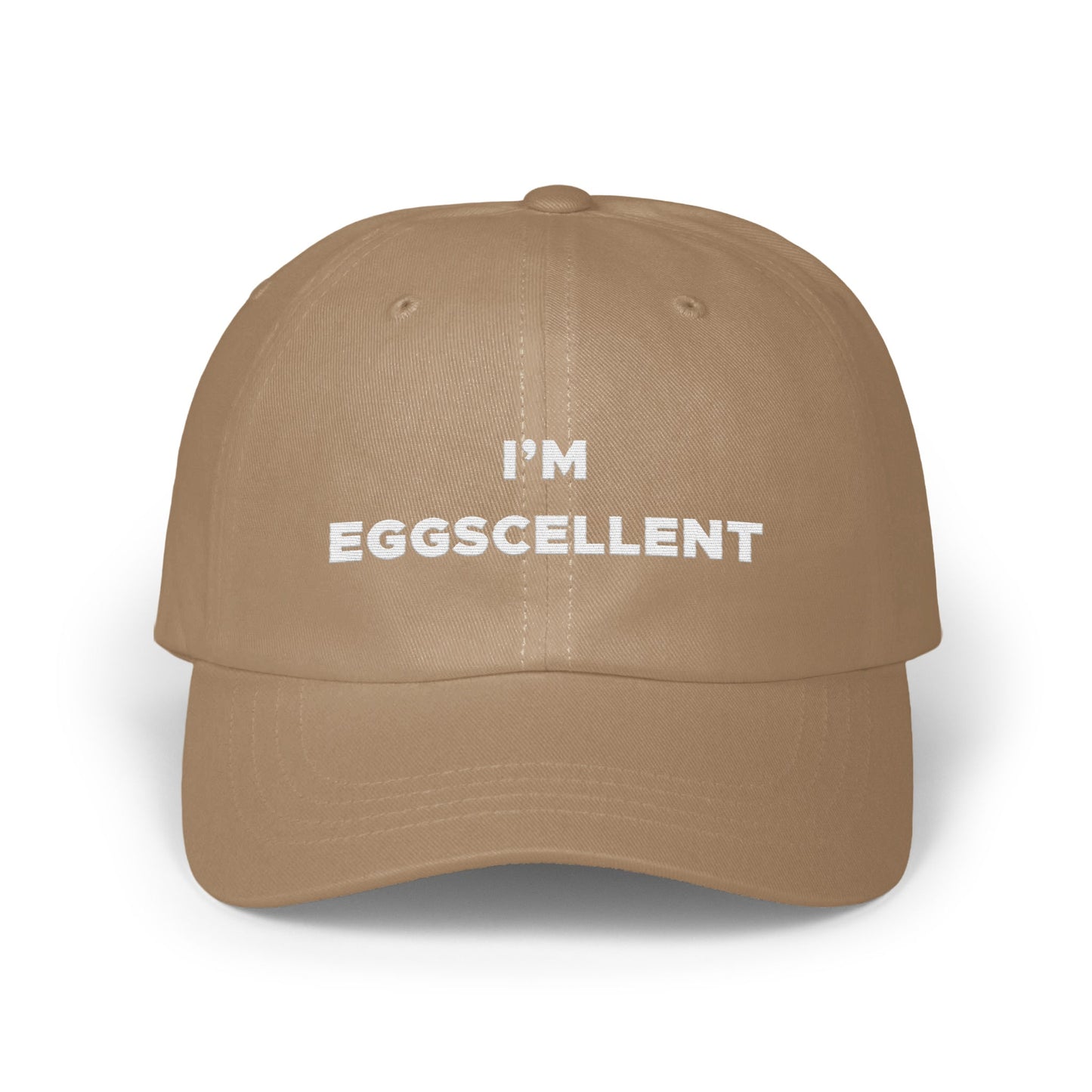 Funny I'm Eggscellent Dad Hat product type