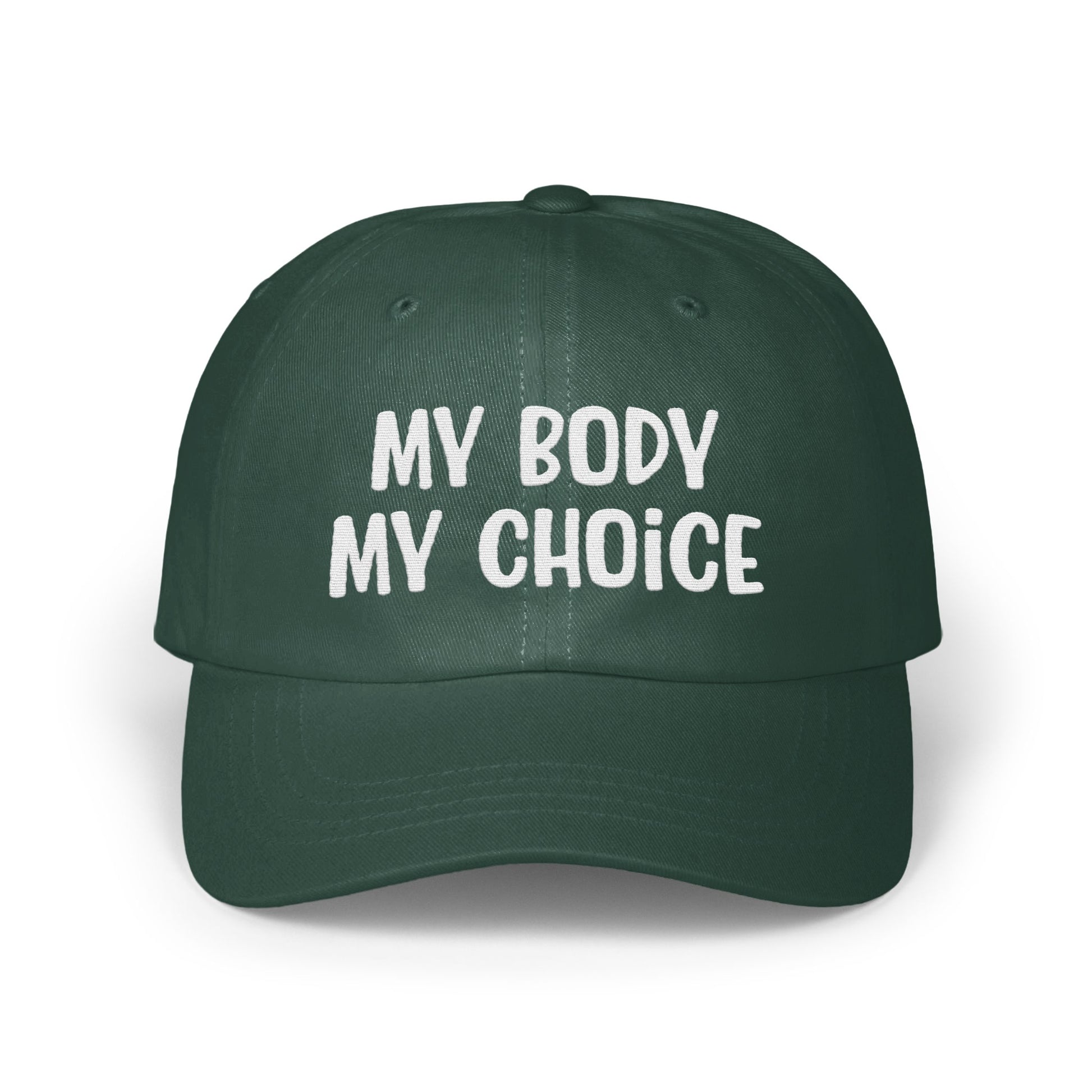 My Body My Choice Slogan Green Hat product