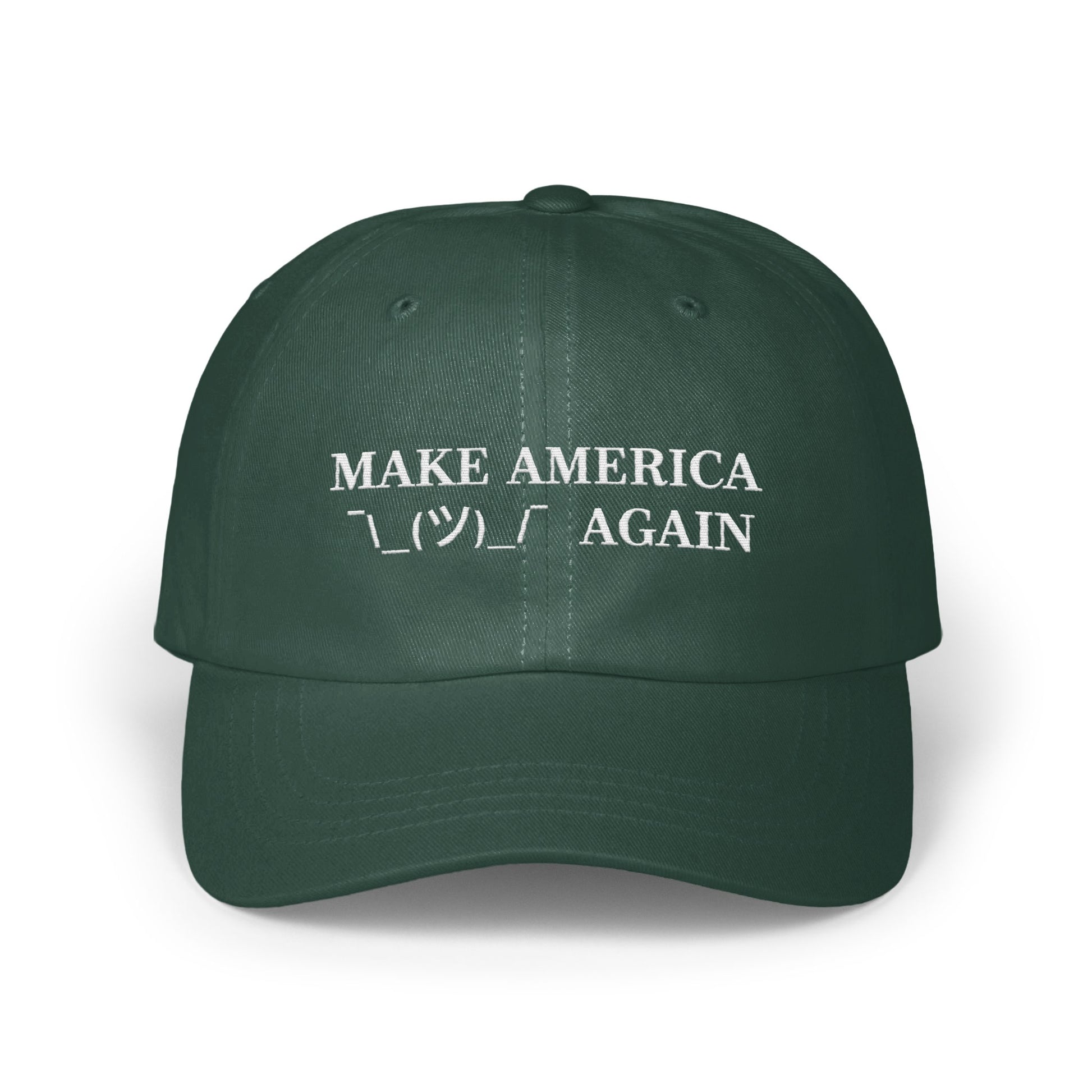 Make America Again Text Design Statement Hat product