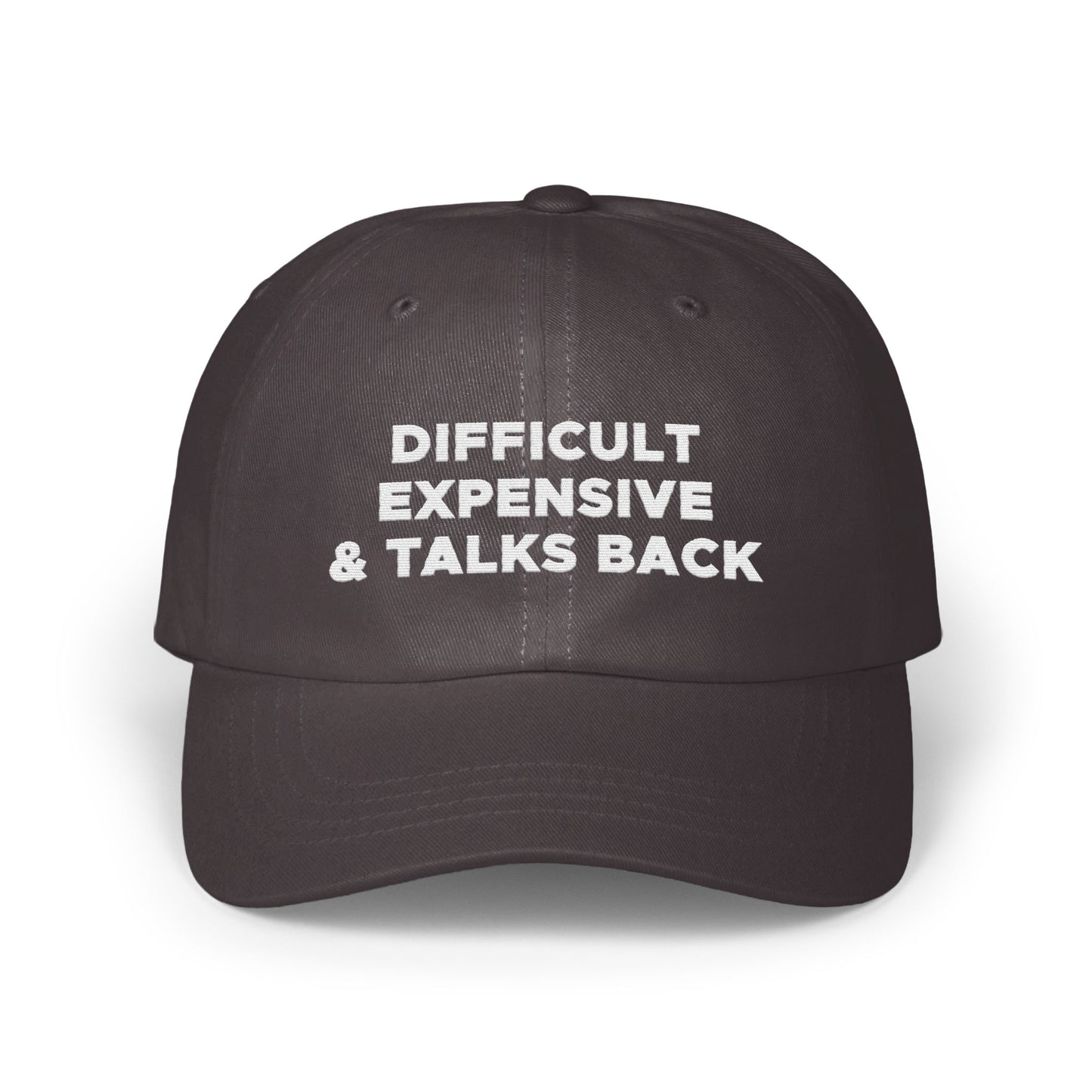 Difficult Expensive & Talks Back Hat product