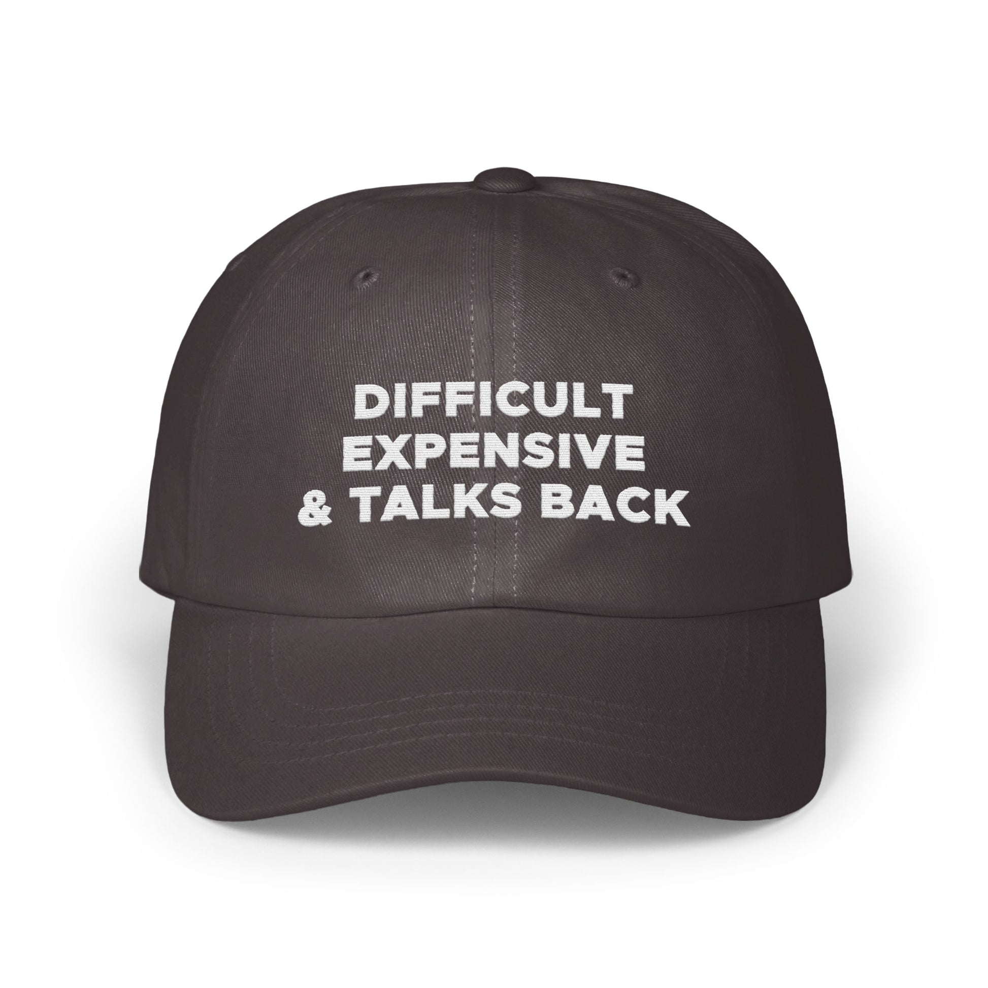 Difficult Expensive & Talks Back Hat product