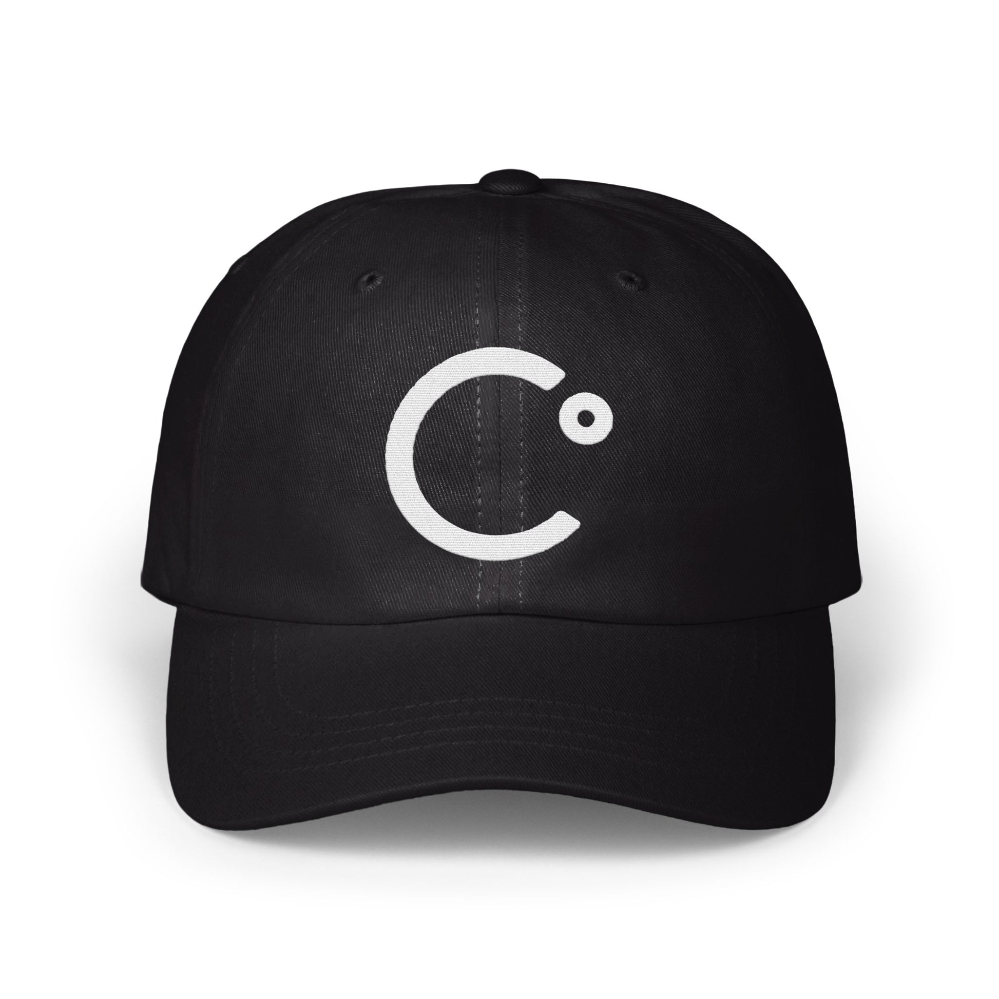 Stylish Black Cap with Bold Logo Design product