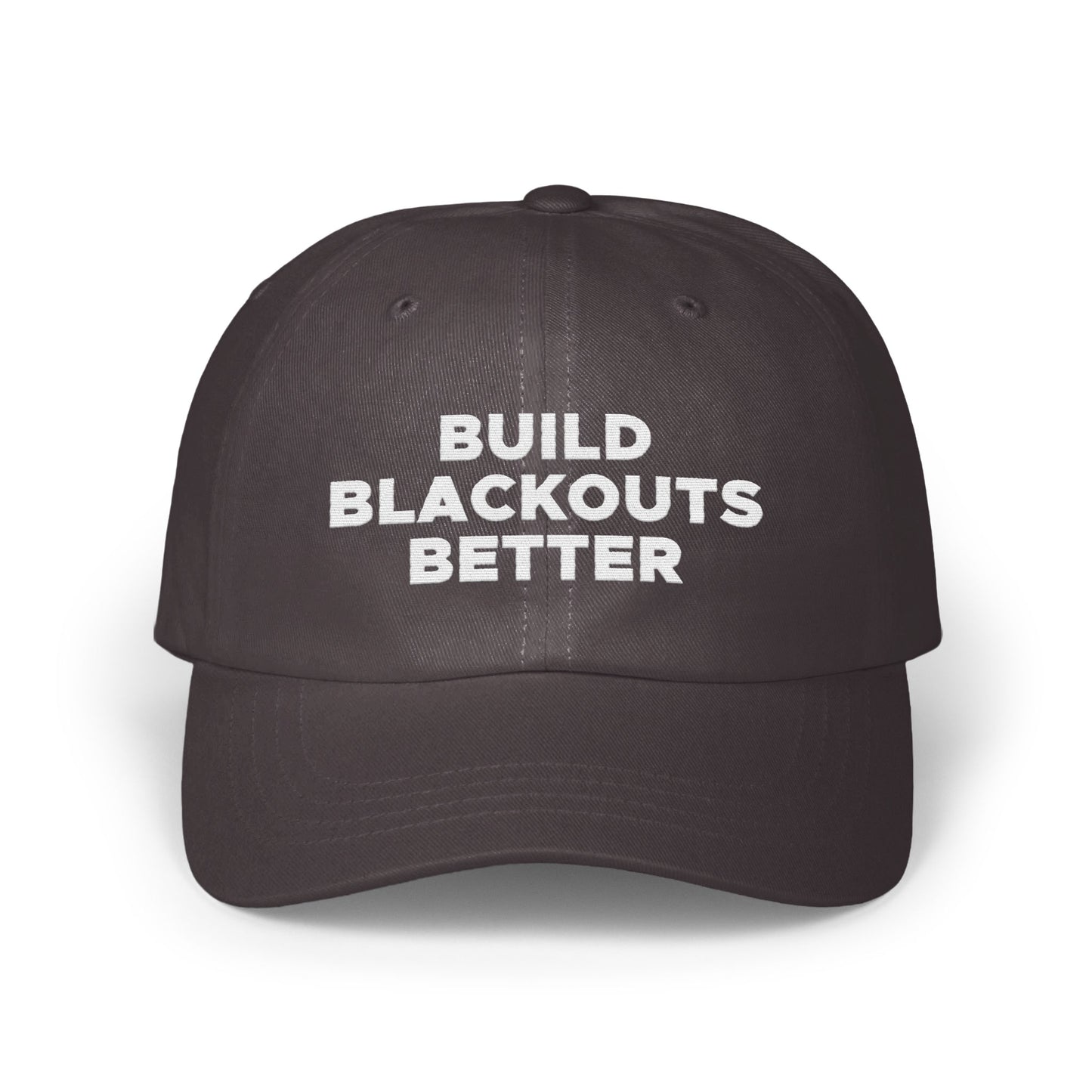 Build Blackouts Better Custom Baseball Cap product
