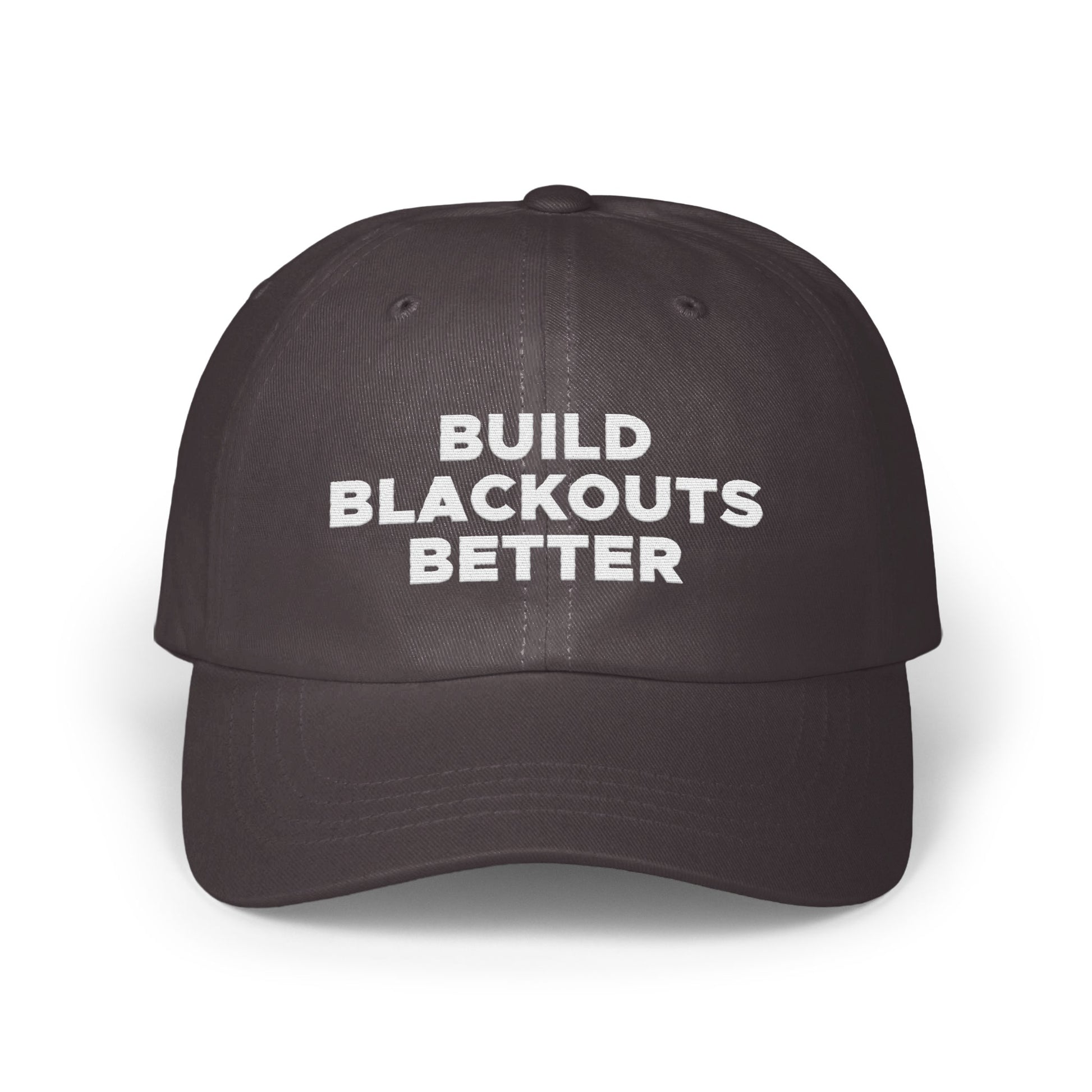 Build Blackouts Better Custom Baseball Cap product
