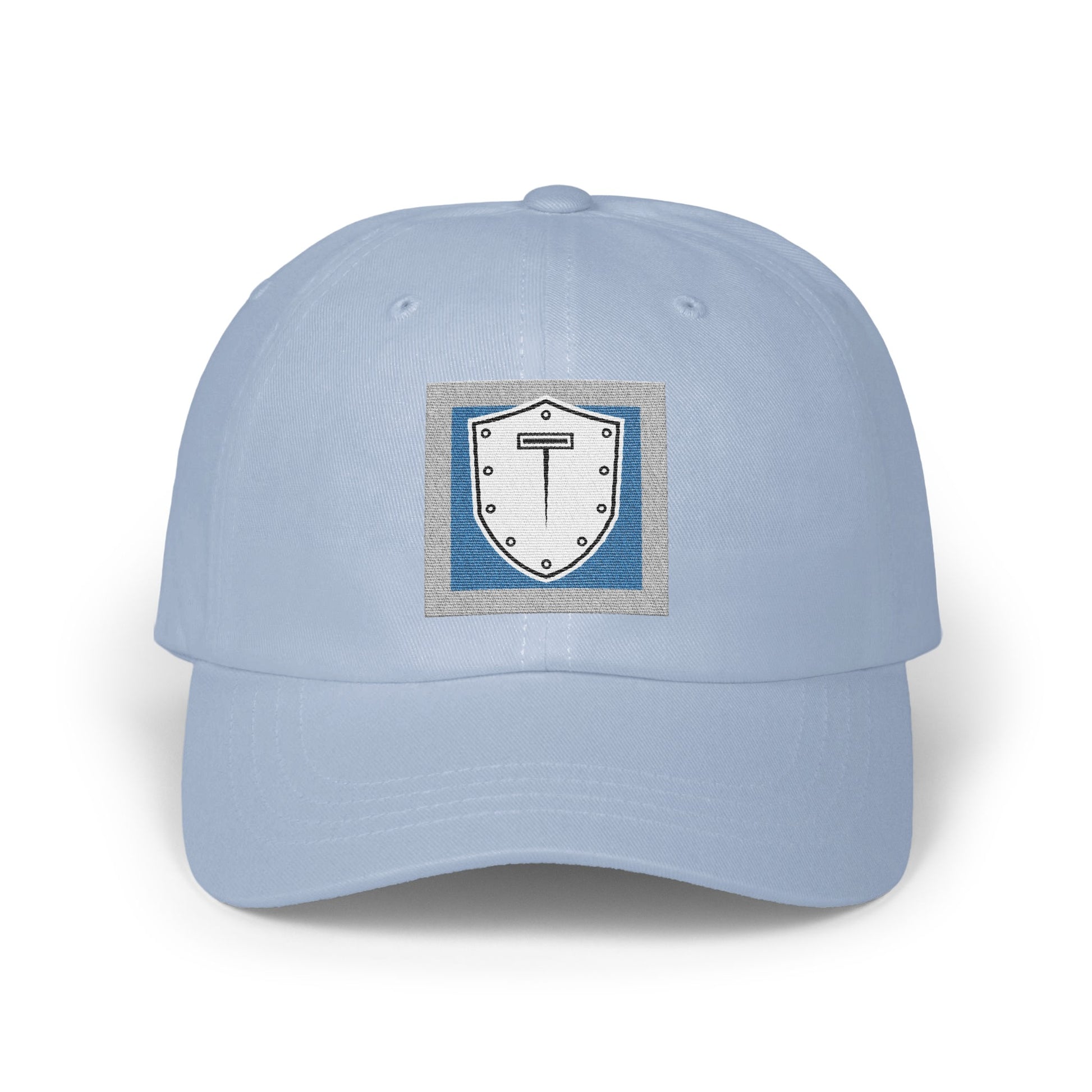 Light Blue Hat with Shield Logo Cap product