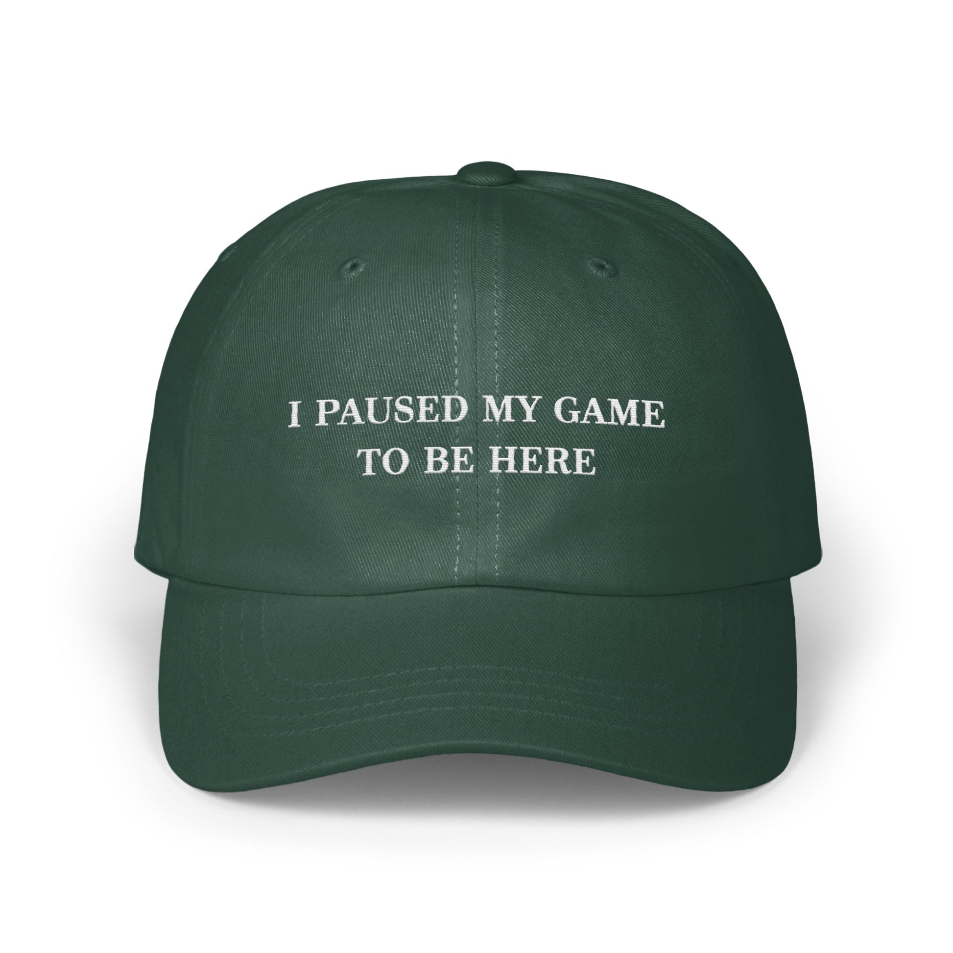 I Paused My Game To Be Here Printed Cap product
