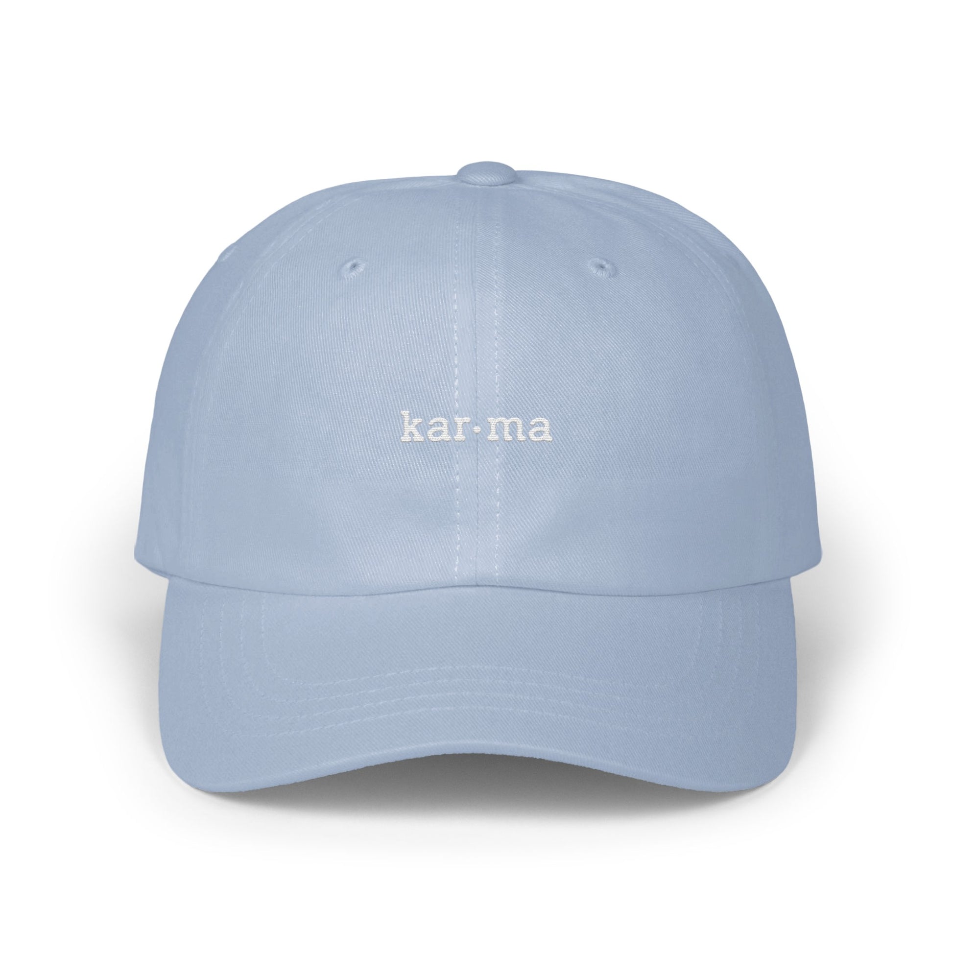 Karma Design Pastel Blue Dad Hat product type