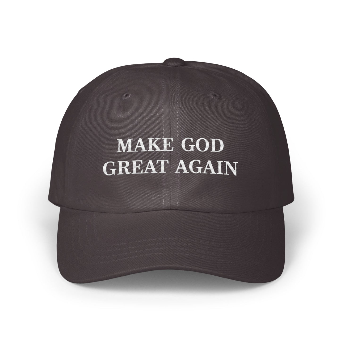 MAKE GOD GREAT AGAIN Text Embroidered Hat product type