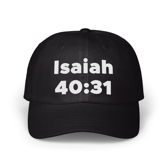 Isaiah 40:31 Embroidered Quote Dad Hat product type