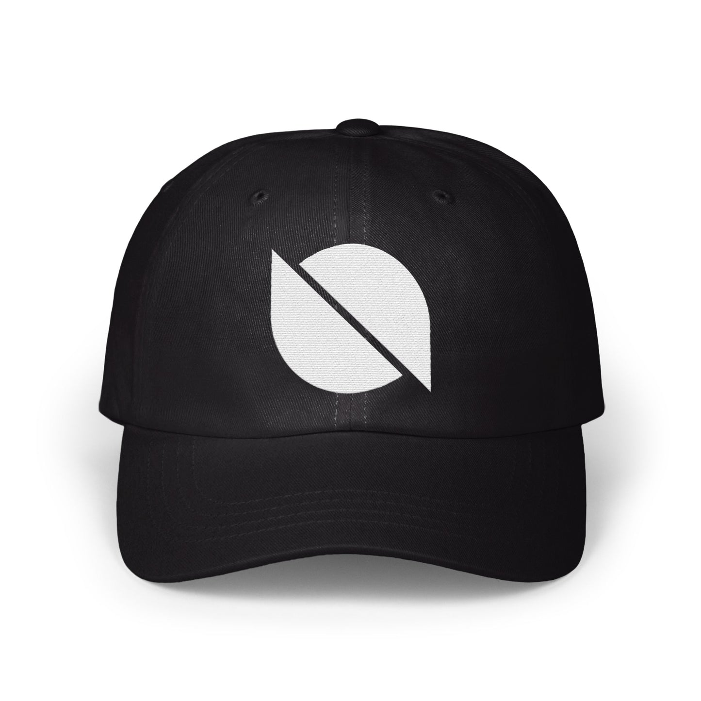 Fashionable Black Baseball Cap with Icon Design product