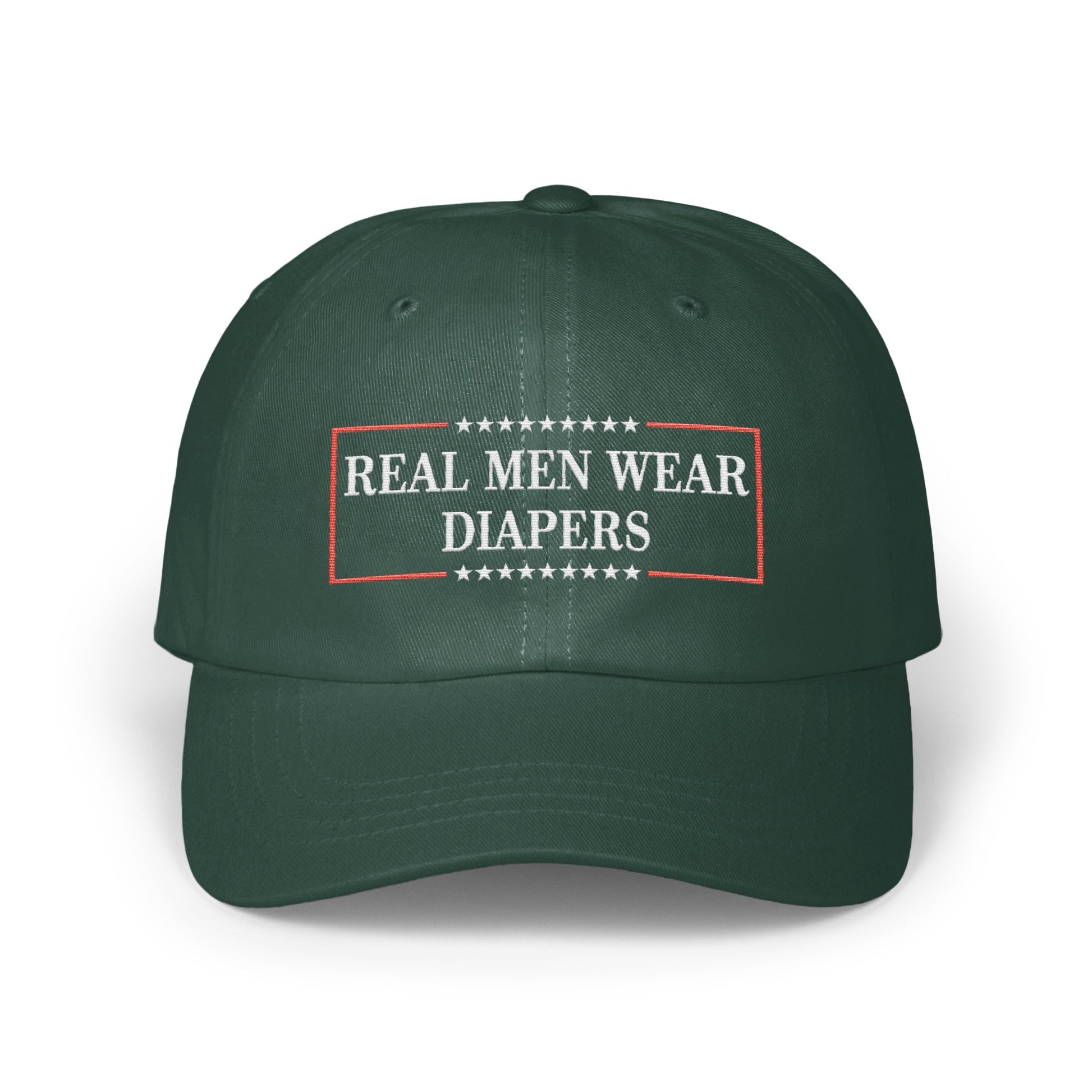 Real Men Wear Diapers Statement Cap product