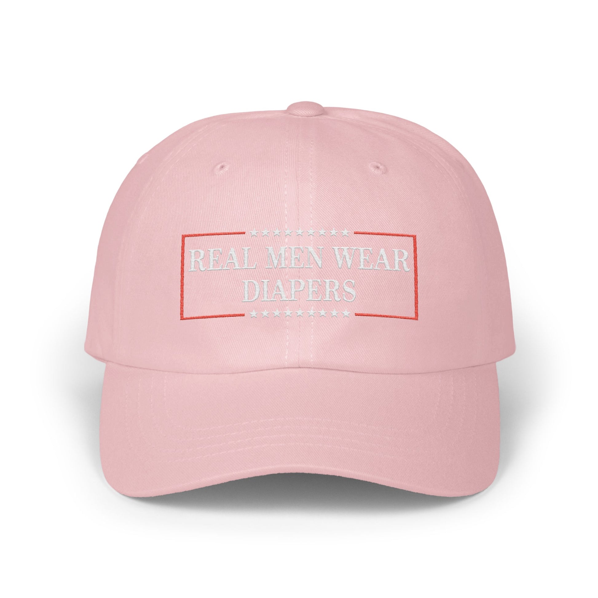 Real Men Wear Diapers Funny Statement Hat product type
