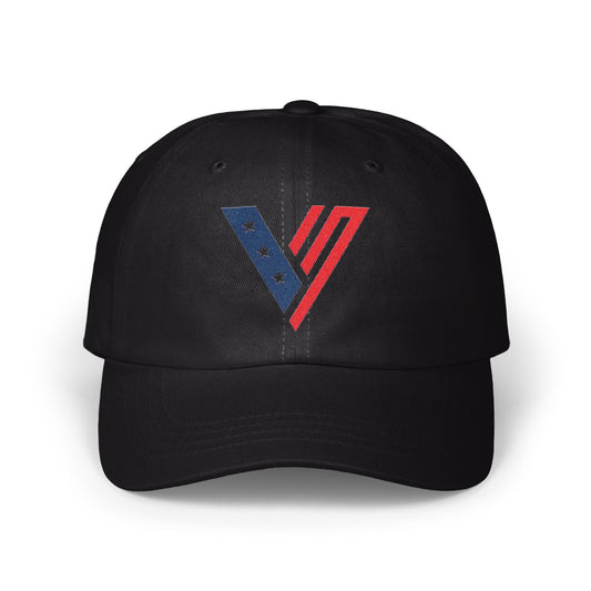 Stylish Black Cap with Unique V Design product type
