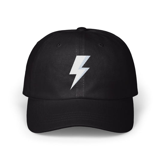Stylish Black Cap with Lightning Bolt Design product