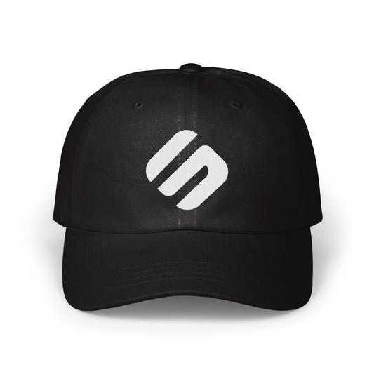 Stylish Black Cap with Modern Logo design product type