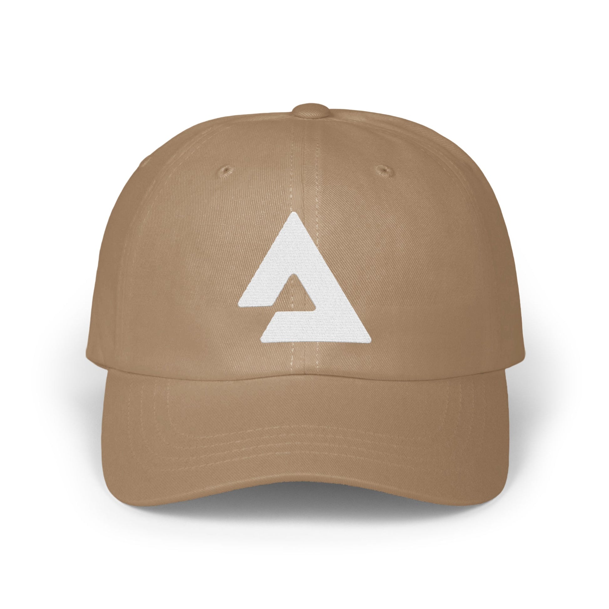 Stylish Tan Hat with Unique Logo Design product