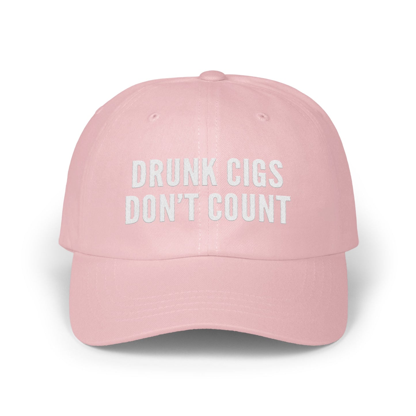 Drunk Cigs Don't Count Statement Cap product
