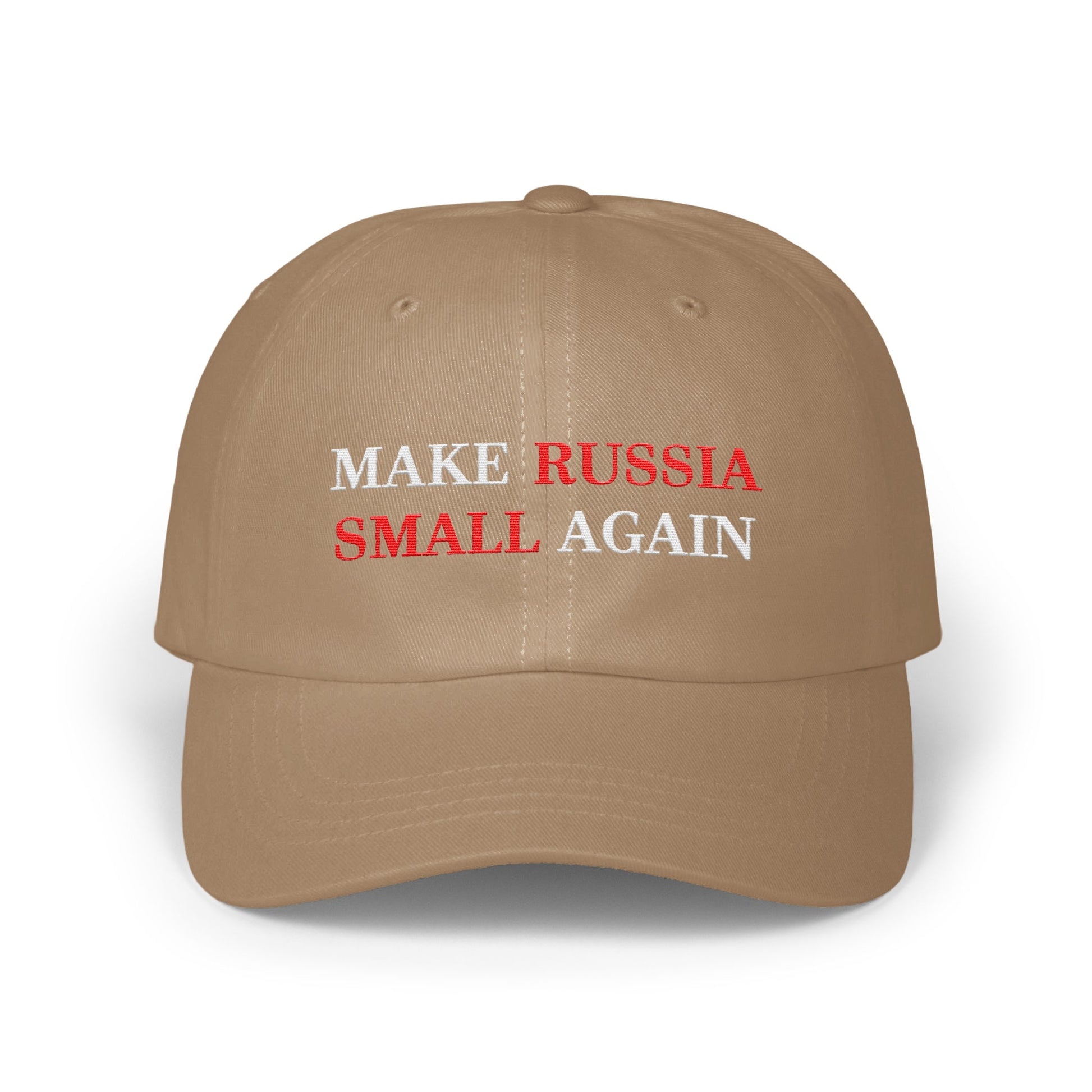 Make Russia Small Again Custom Embroidered Hat product type