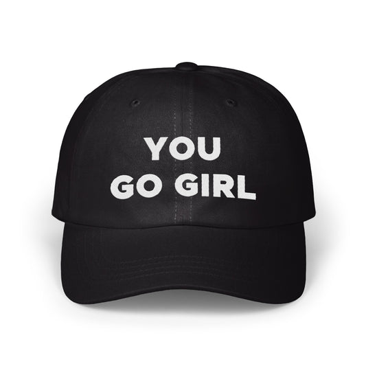 Motivational YOU GO GIRL Embroidered Cap product