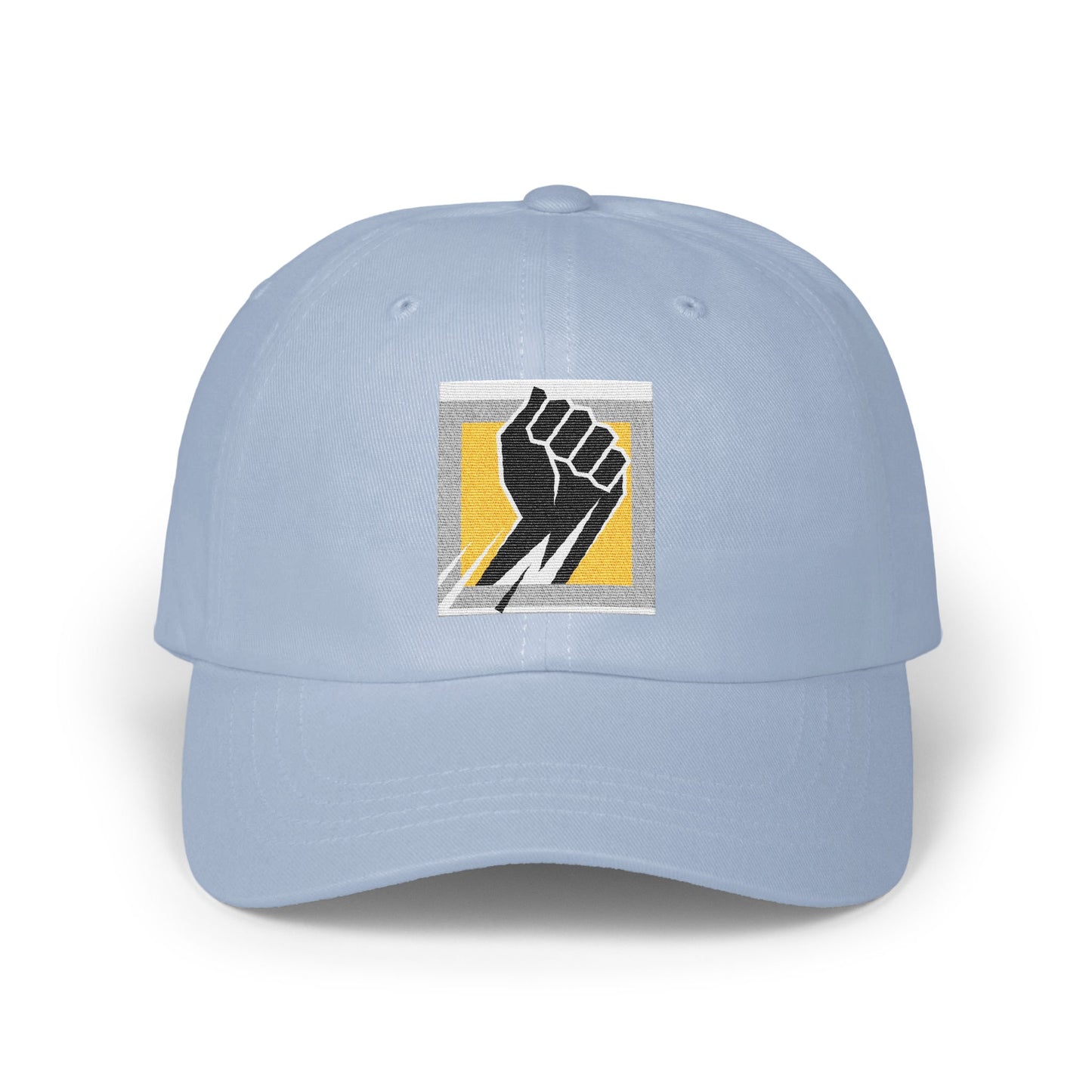 Empowerment Raised Fist Graphic Light Blue Cap product