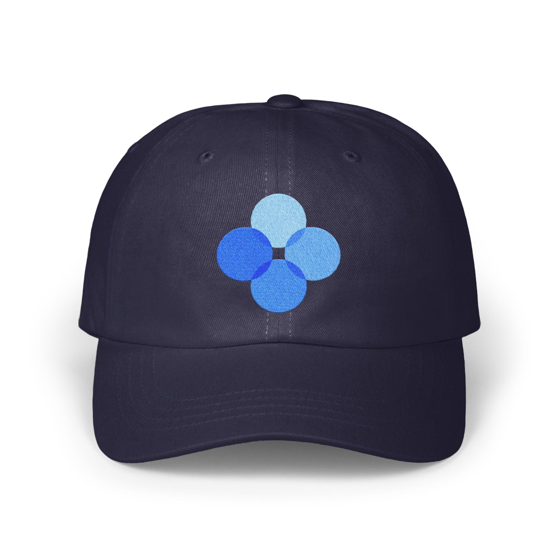 Stylish Navy Blue Cap with Unique Design product