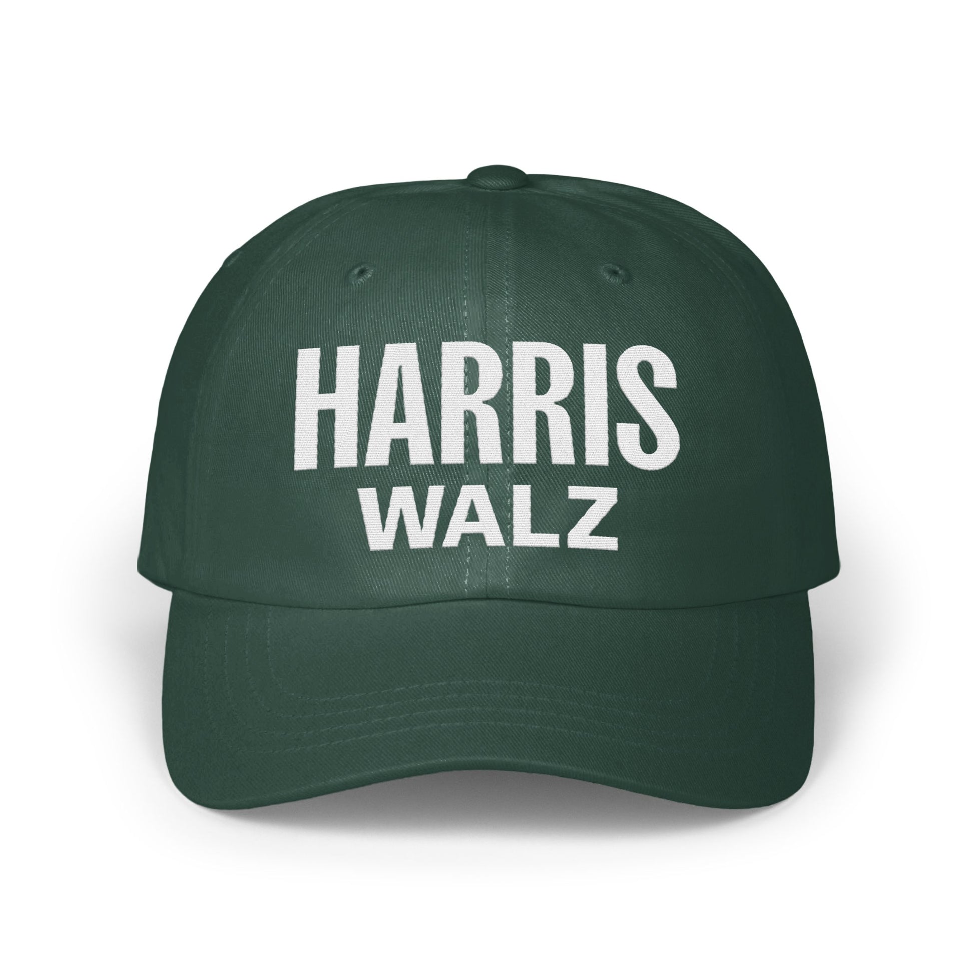 Harris Walz Logo Green Adjustable Headwear product type