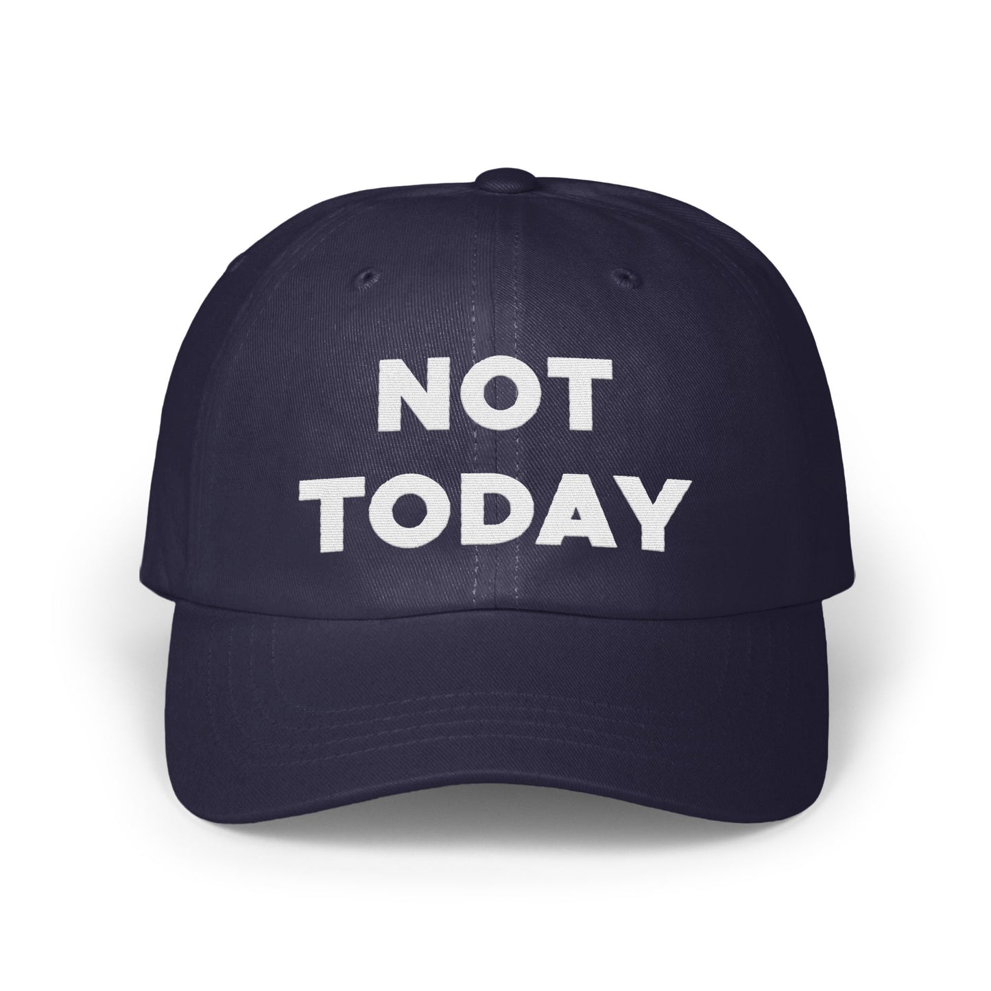 Not Today Casual Statement Embroidery Hat product