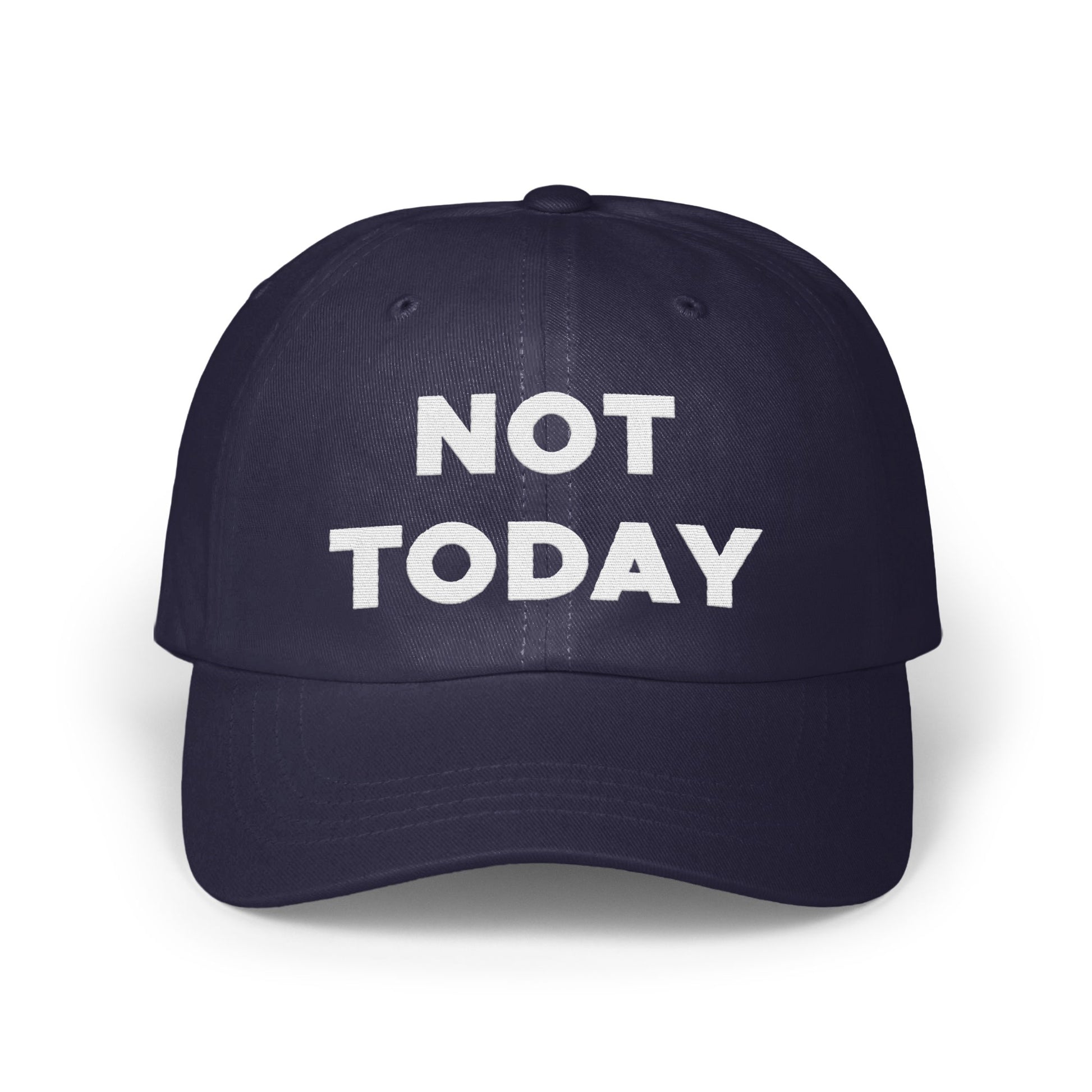 Not Today Casual Statement Embroidery Hat product