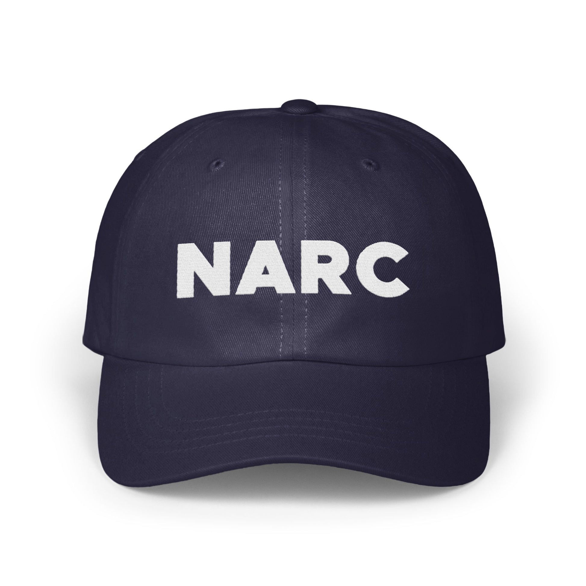 NARC Hat with Bold White Letters on Front product type