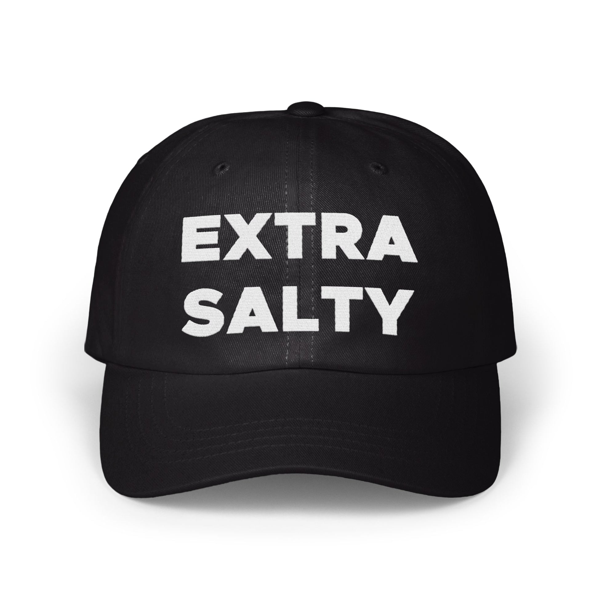 Extra Salty Black Baseball Cap Novelty Fashion product