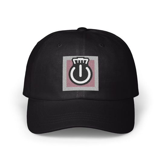 Stylish Black Cap with Unique Emblem Design product
