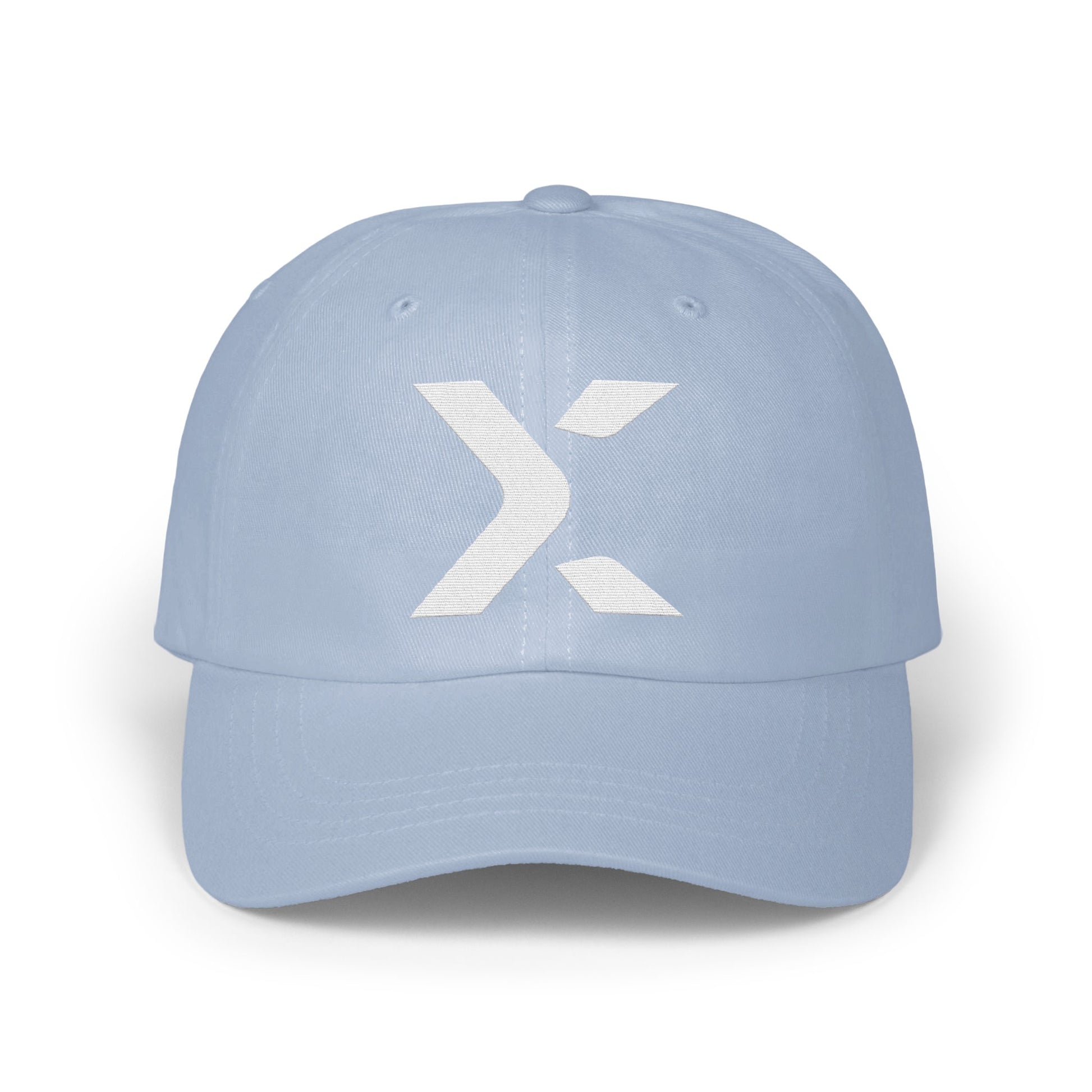 Stylish Light Blue X Logo Baseball Cap product type