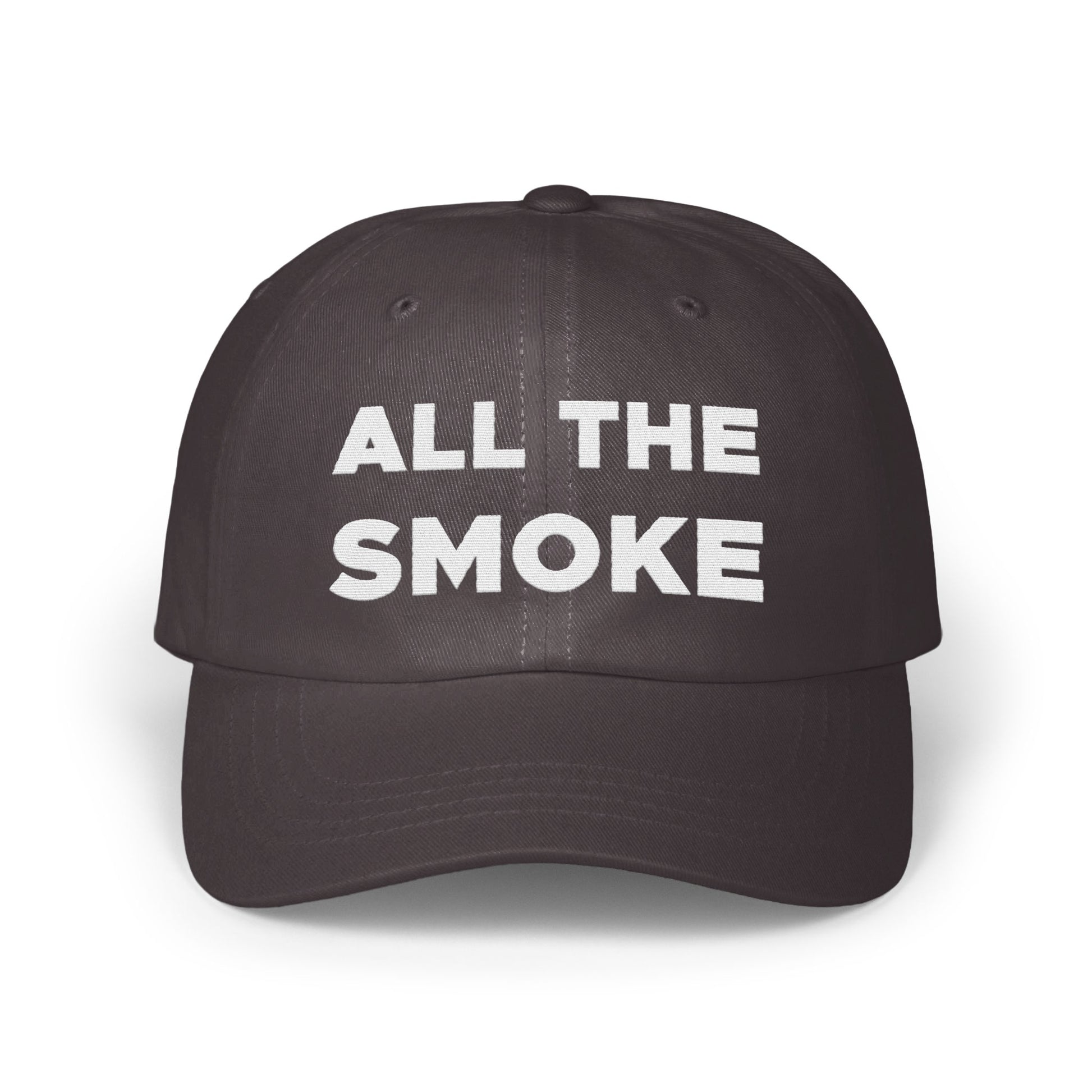 All The Smoke Text Design Baseball Cap product