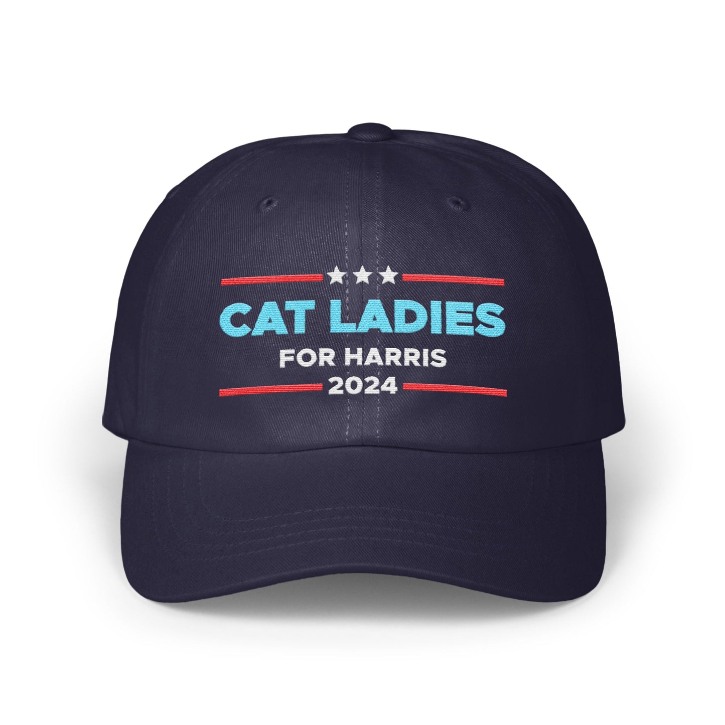Cat Ladies For Harris 2024 Baseball Cap product