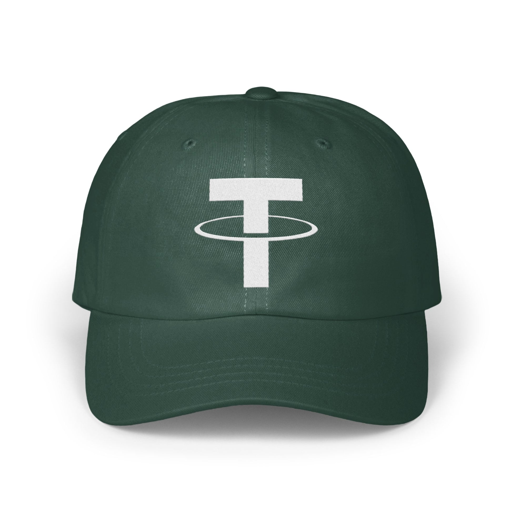Trendy Green T Logo Baseball Cap Stylish Hat product