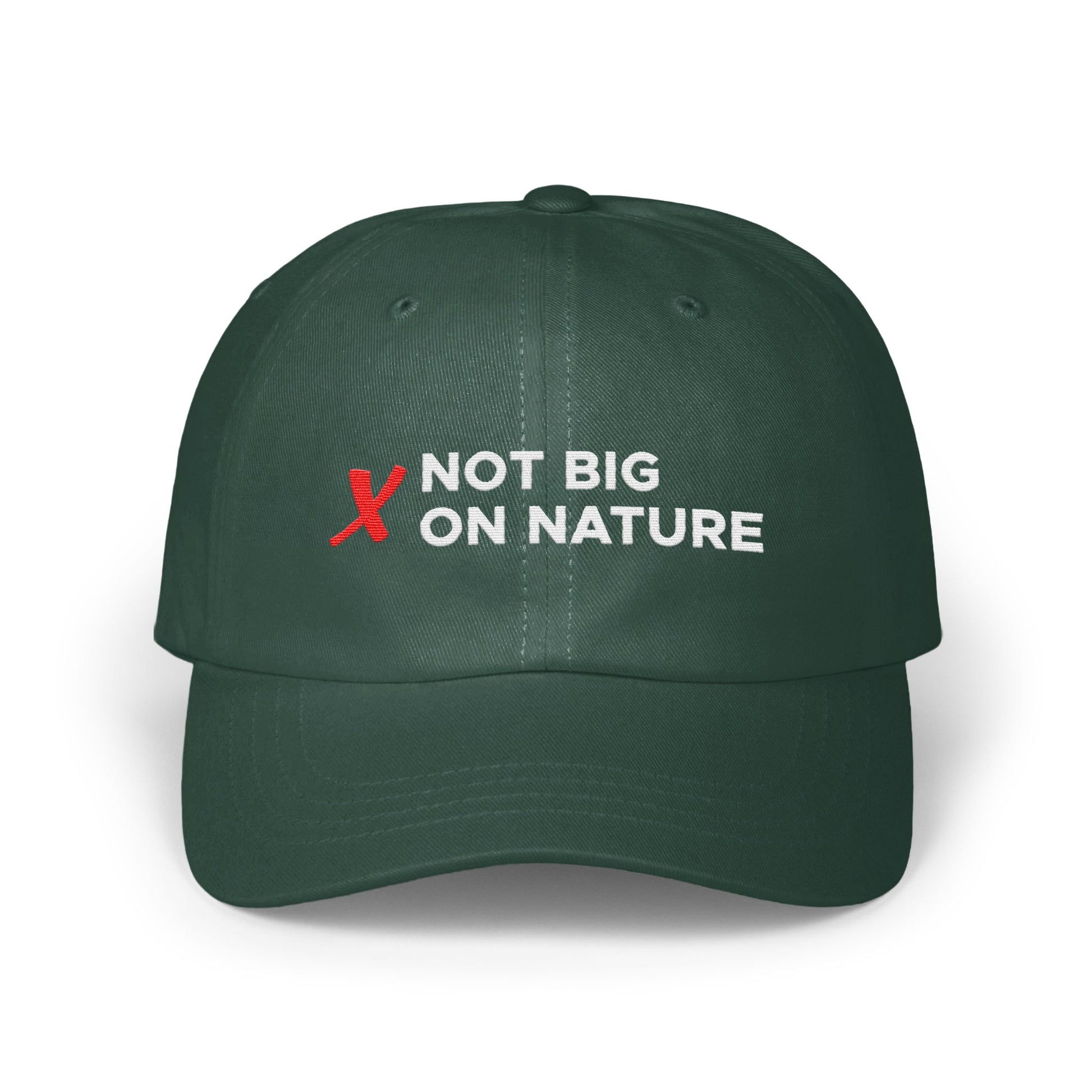 Not Big on Nature Green Statement Hat product
