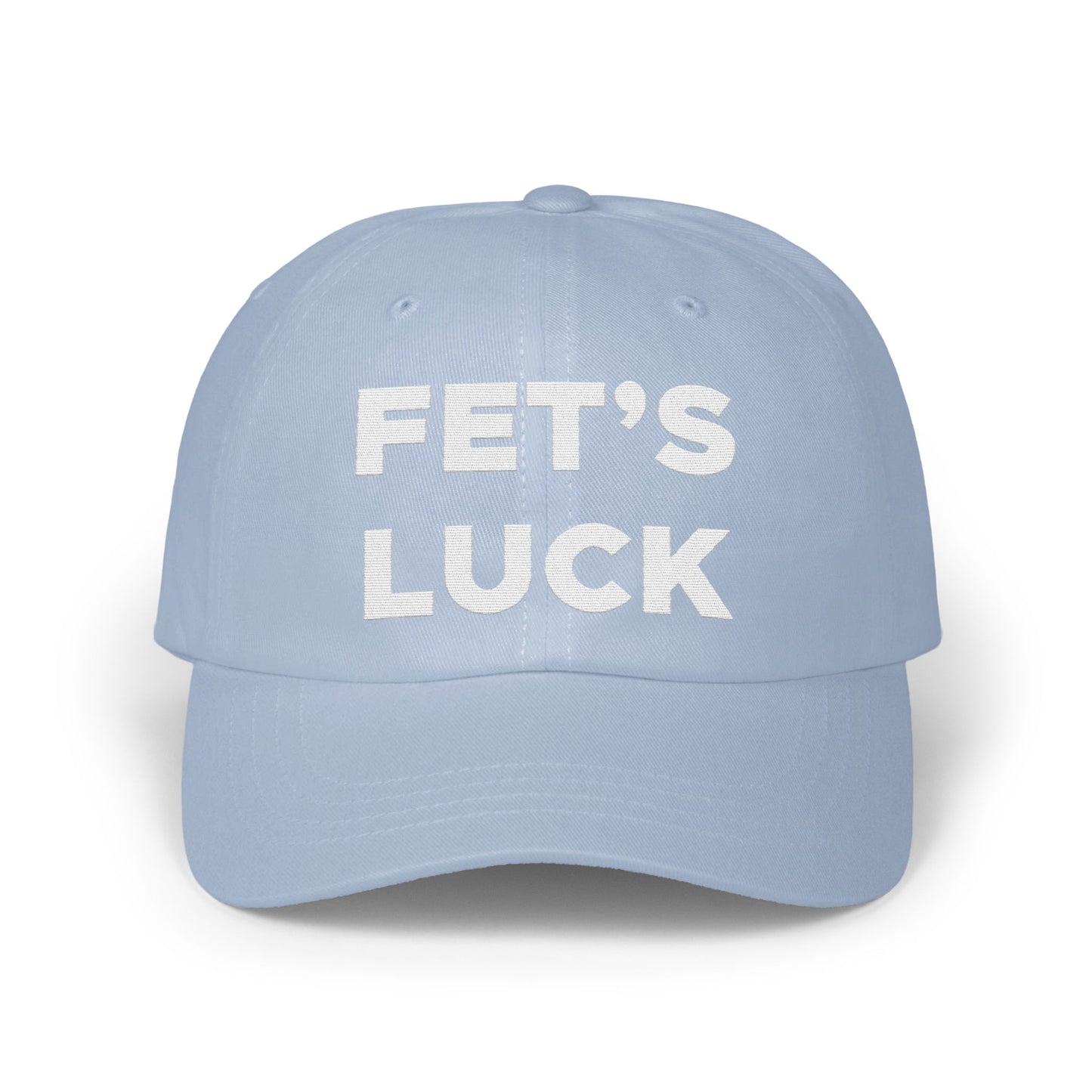 Stylish Blue FET'S LUCK Casual Baseball Cap product type