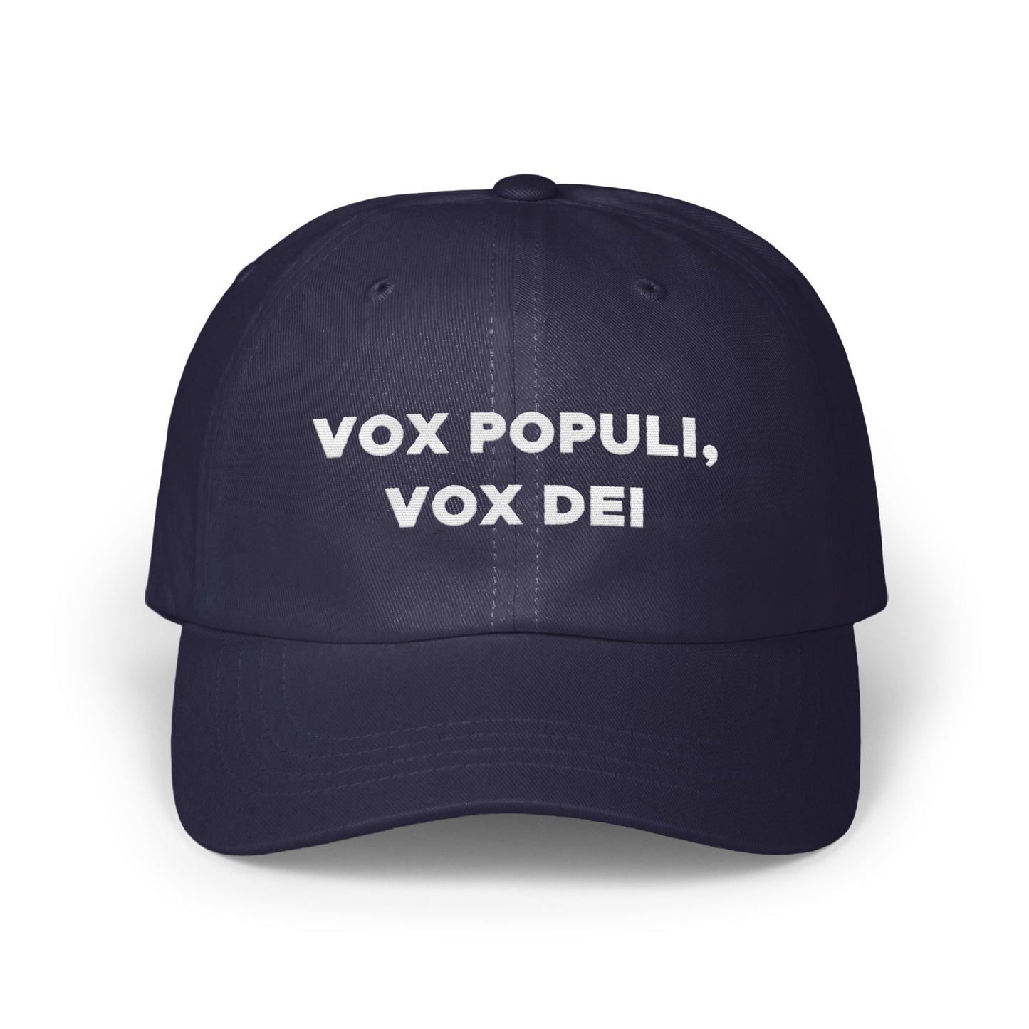 Vox Populi Vox Dei Text Print Hat product type