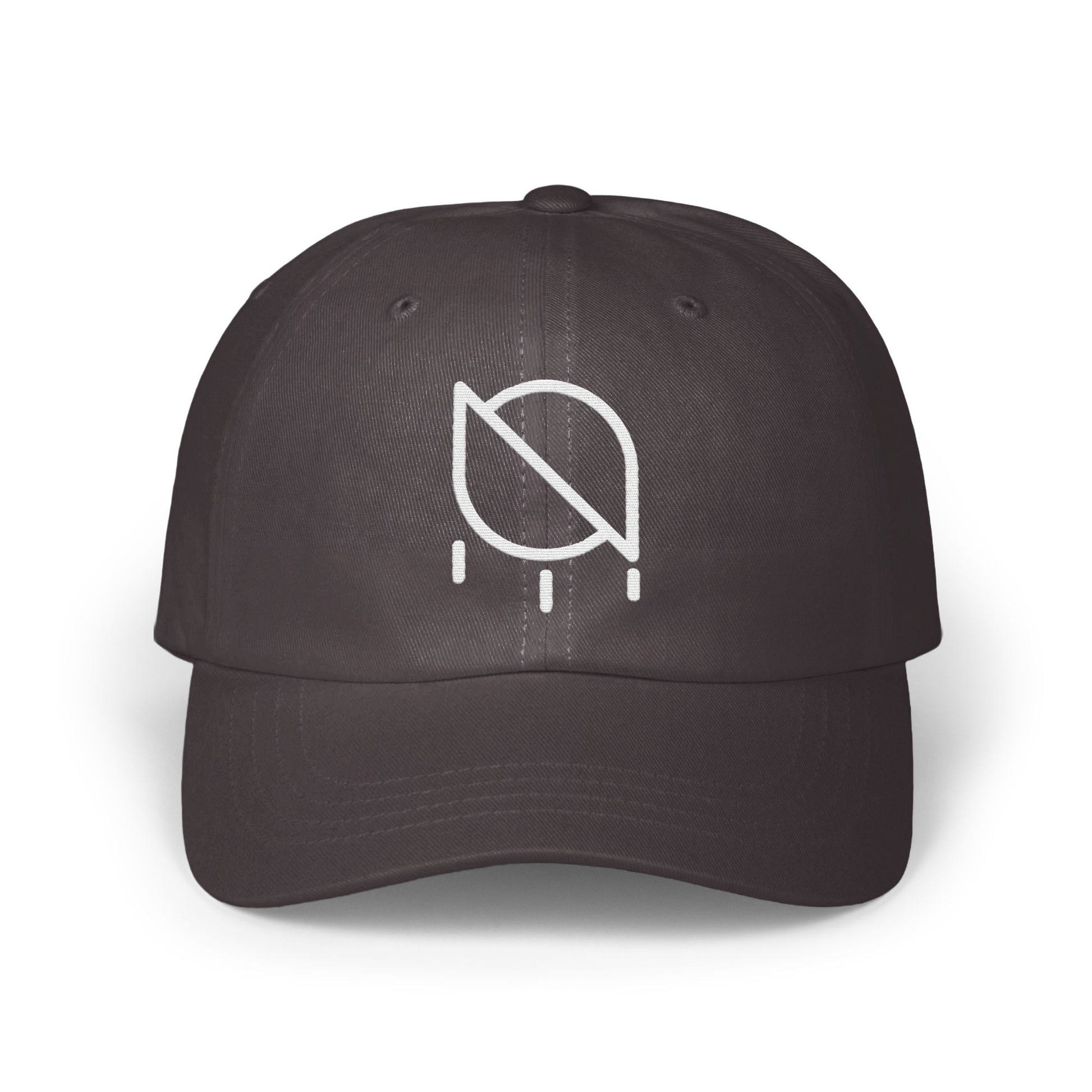 Minimalist Black Cap with Unique Leaf Logo product