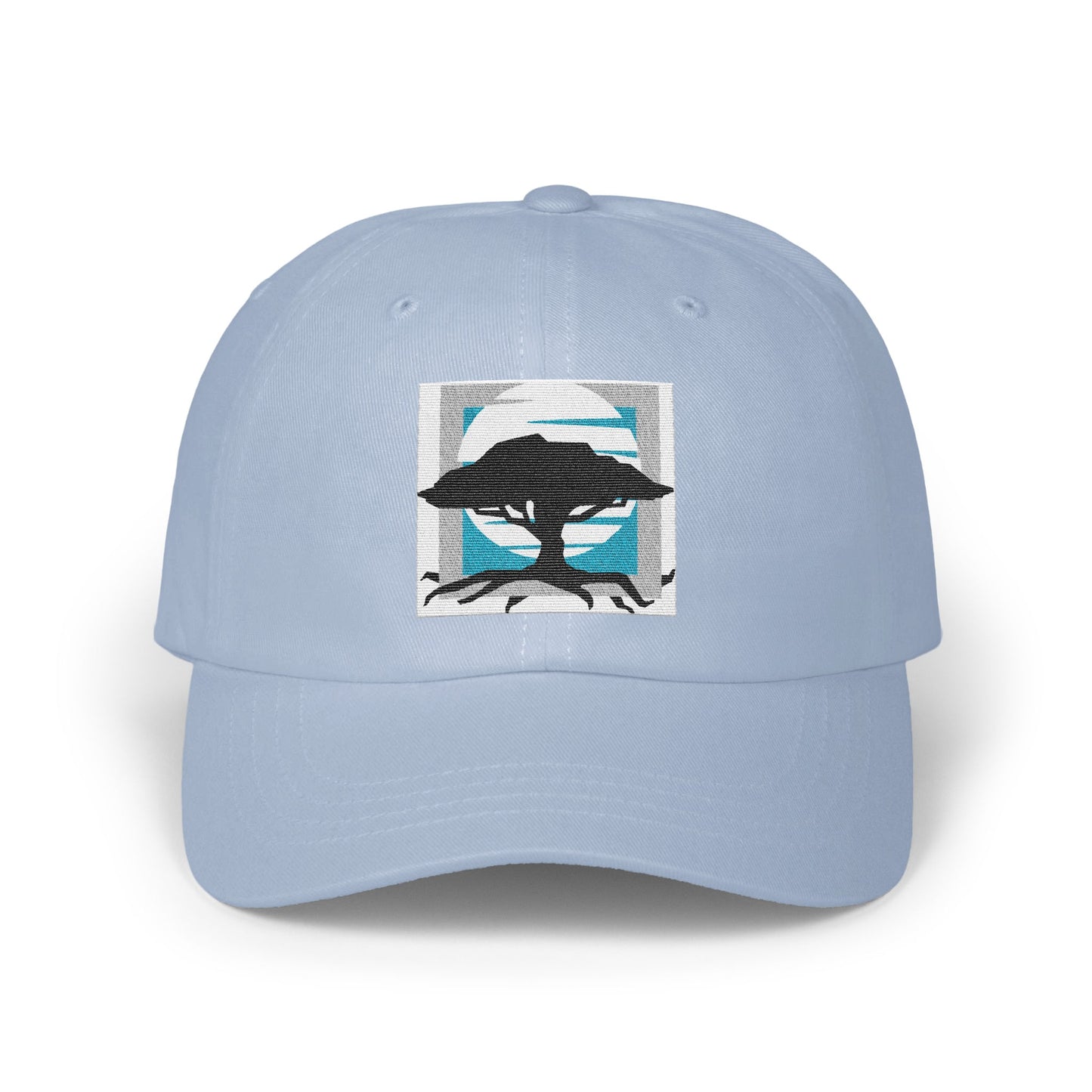 Stylish Blue Cap with Tree Design Hat product