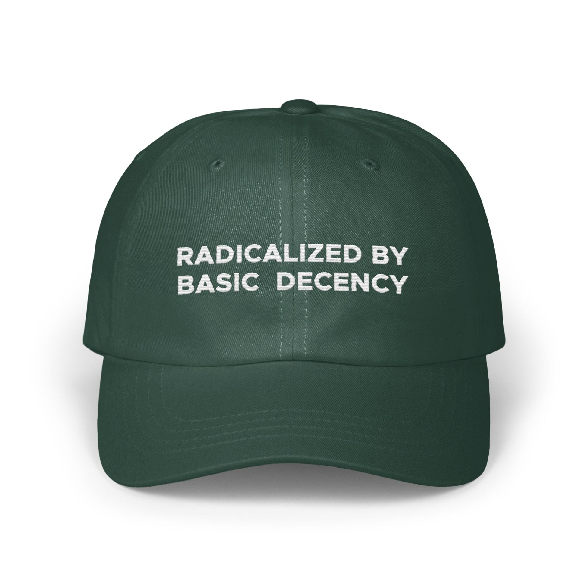 Radicalized By Basic Decency statement hat product