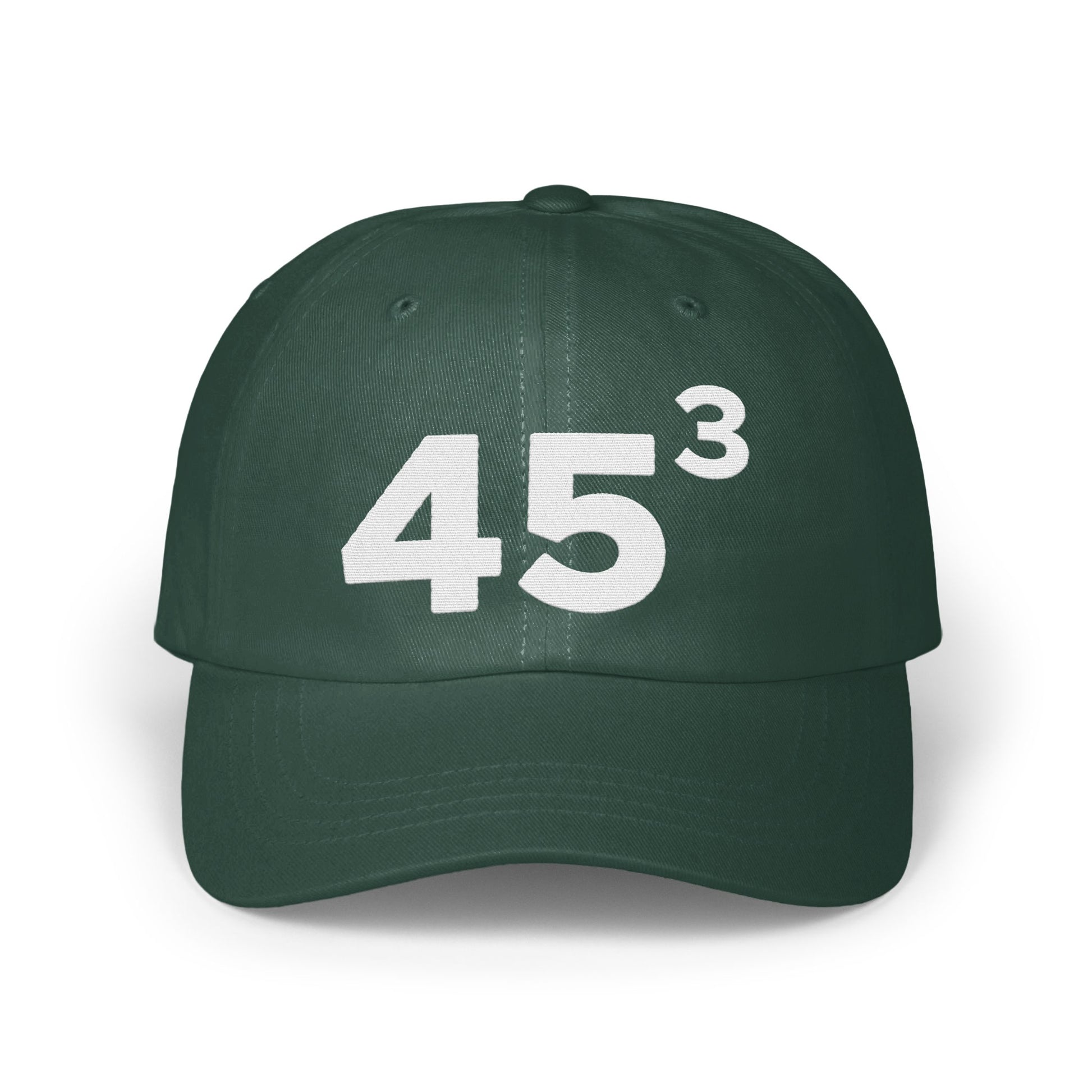 Bold Dark Green 453 Number Graphic Hat product
